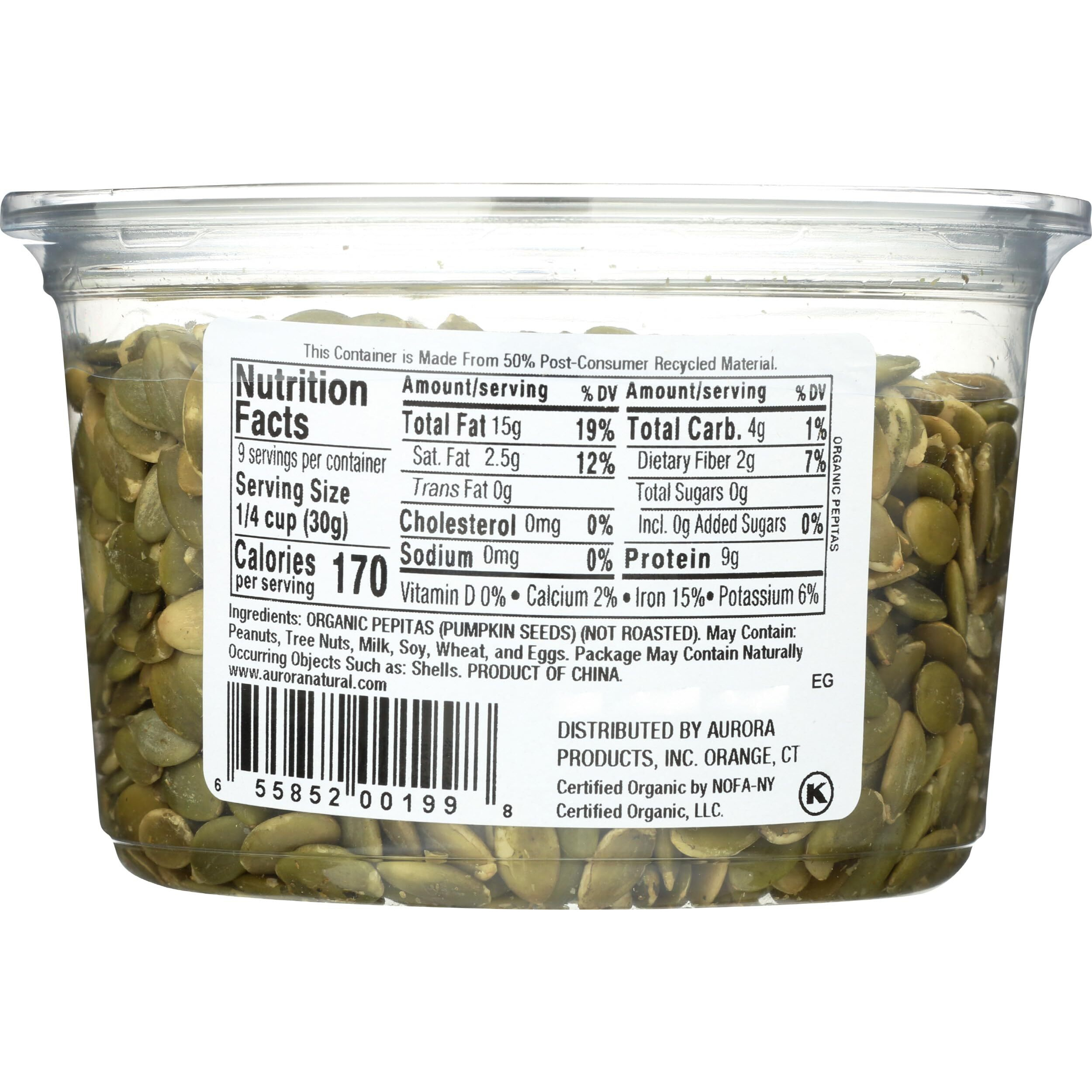 Aurora Products, Pumpkin Seeds Raw Organic, 10 Ounce