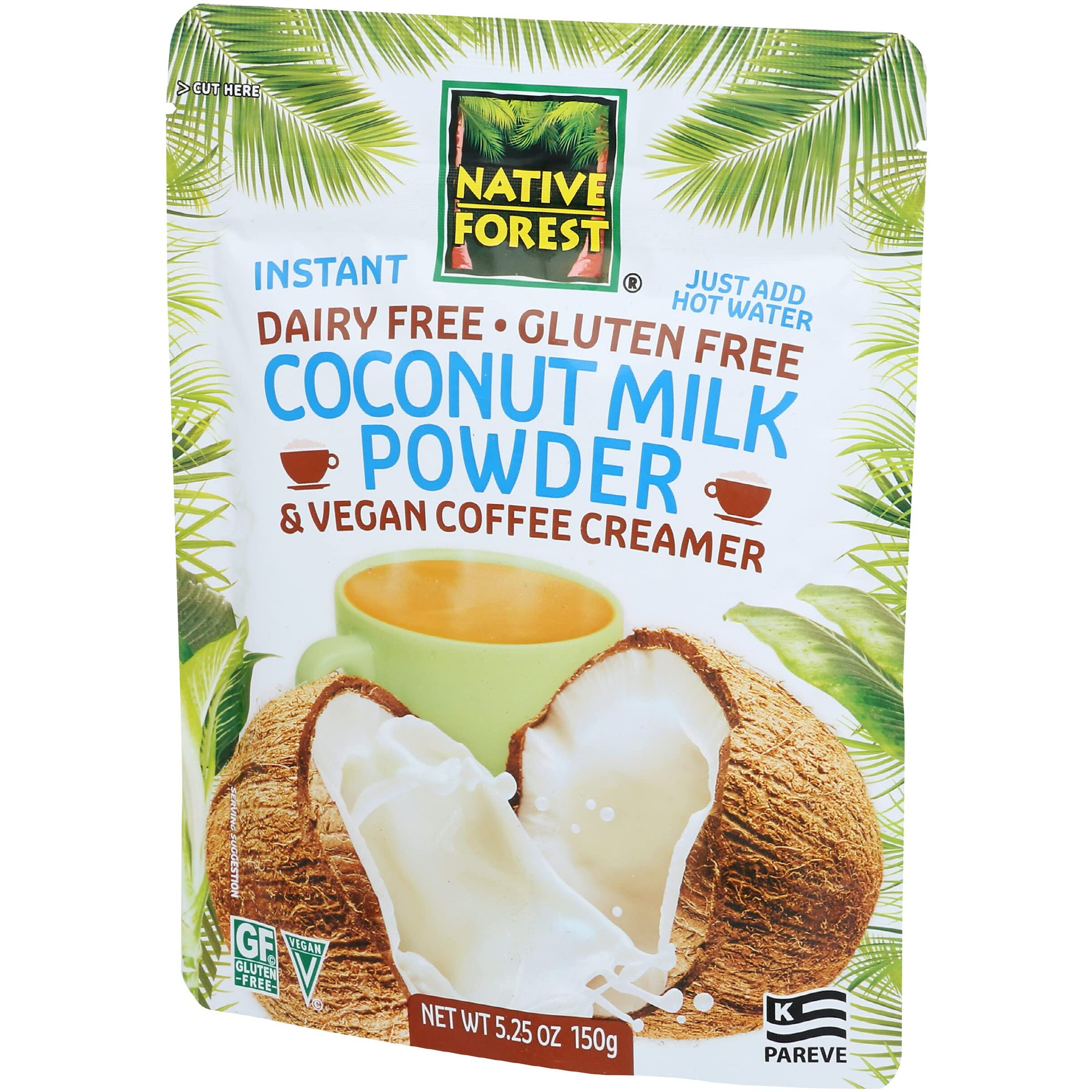 Native Forest Coconut Milk Powder - Coconut Powder, Coconut Cream Powder, Coconut Creamer Powder, Coconut Milk Creamer, Vegan Creamer - 5.25 Ounce