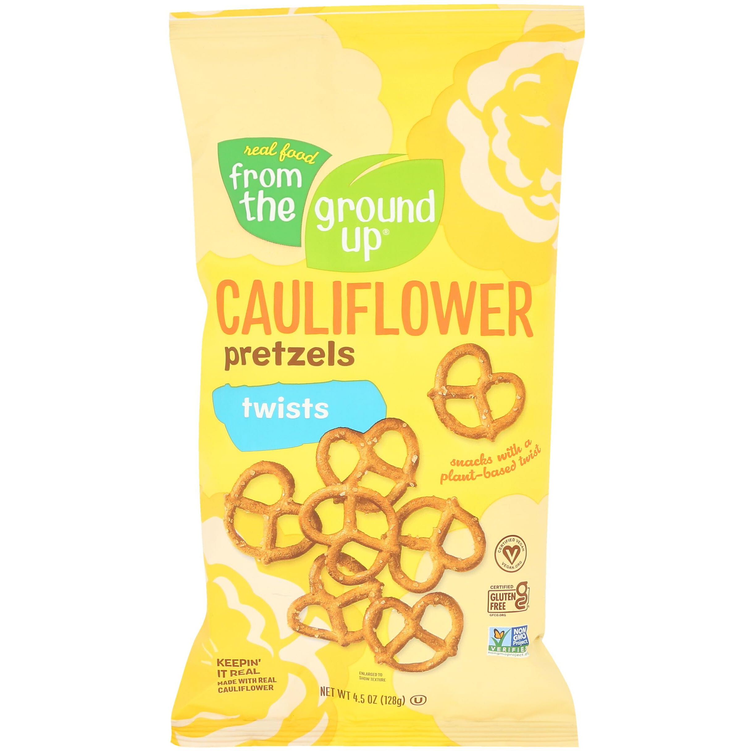 From The Ground Up, Original Cauliflower Pretzel Twists, 4.5 Ounce