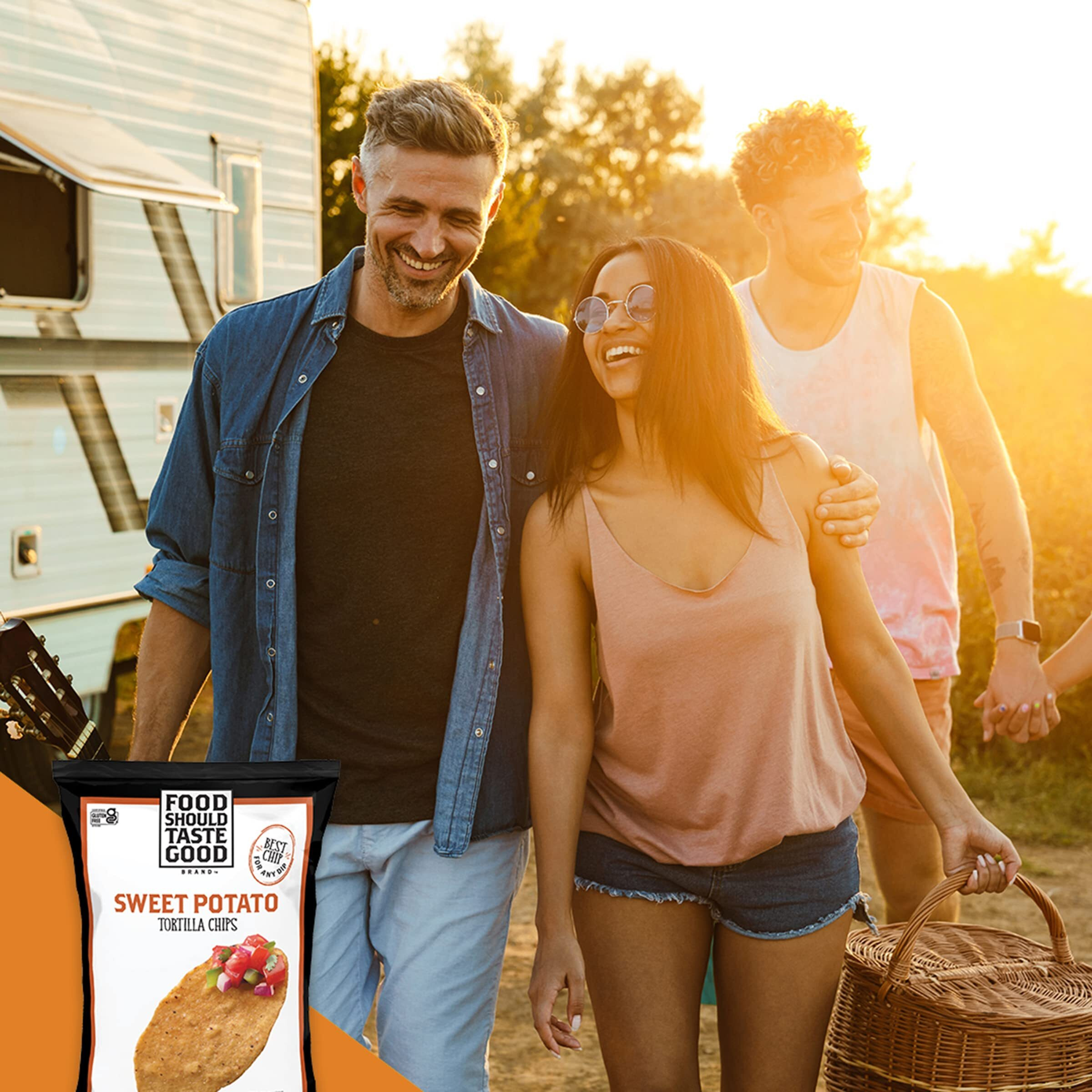 Food Should Taste Good Sweet Potato Tortilla Chips, 5.5 Oz