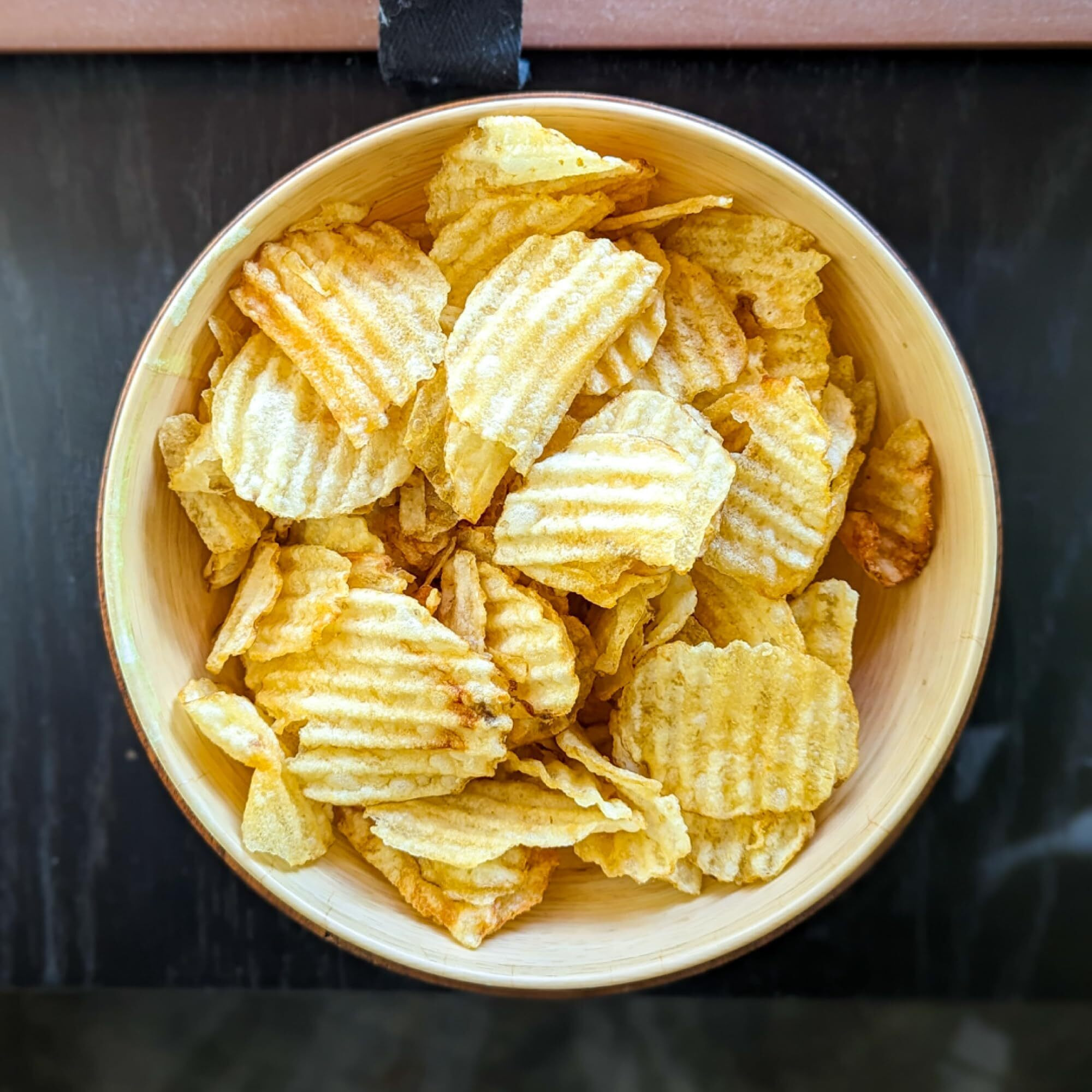 Boulder Canyon Kettle Cooked Potato Chips Wavy Cut 5.25 Oz. Bag Count -Crunchy Chips Cooked In 100 Great For Lunches Or Snacking On The Go, Malt Vinegar & Sea Salt, Avocado Oil, 63 Ounce, (Pack Of 12)