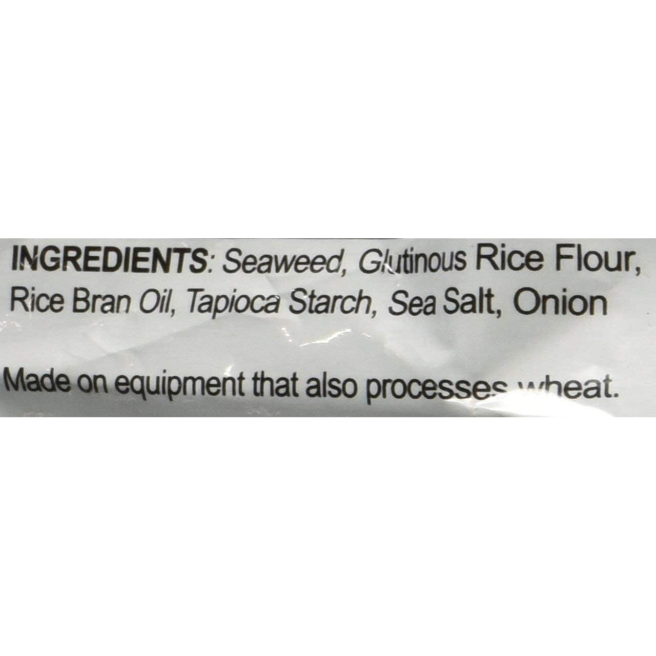 Seasnax Chomperz Crunchy Original Seaweed Chips, 1 Ounce -- 8 Per Case.