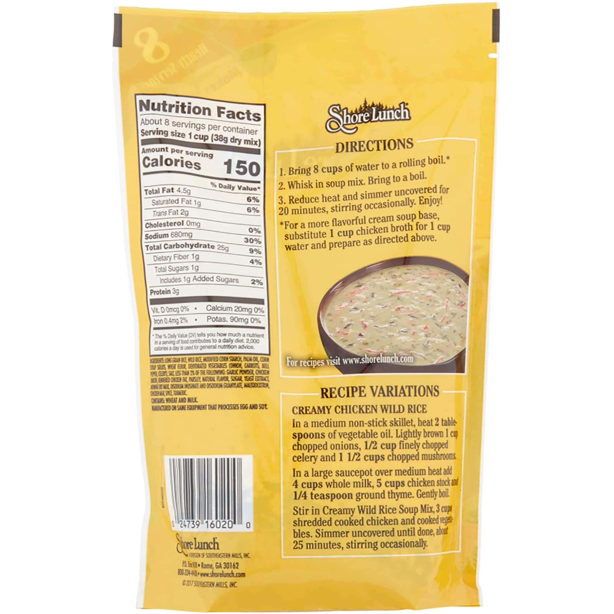 Shore Lunch Creamy Wild Rice Soup Mix, 10.8000-Ounce (Pack Of 3)