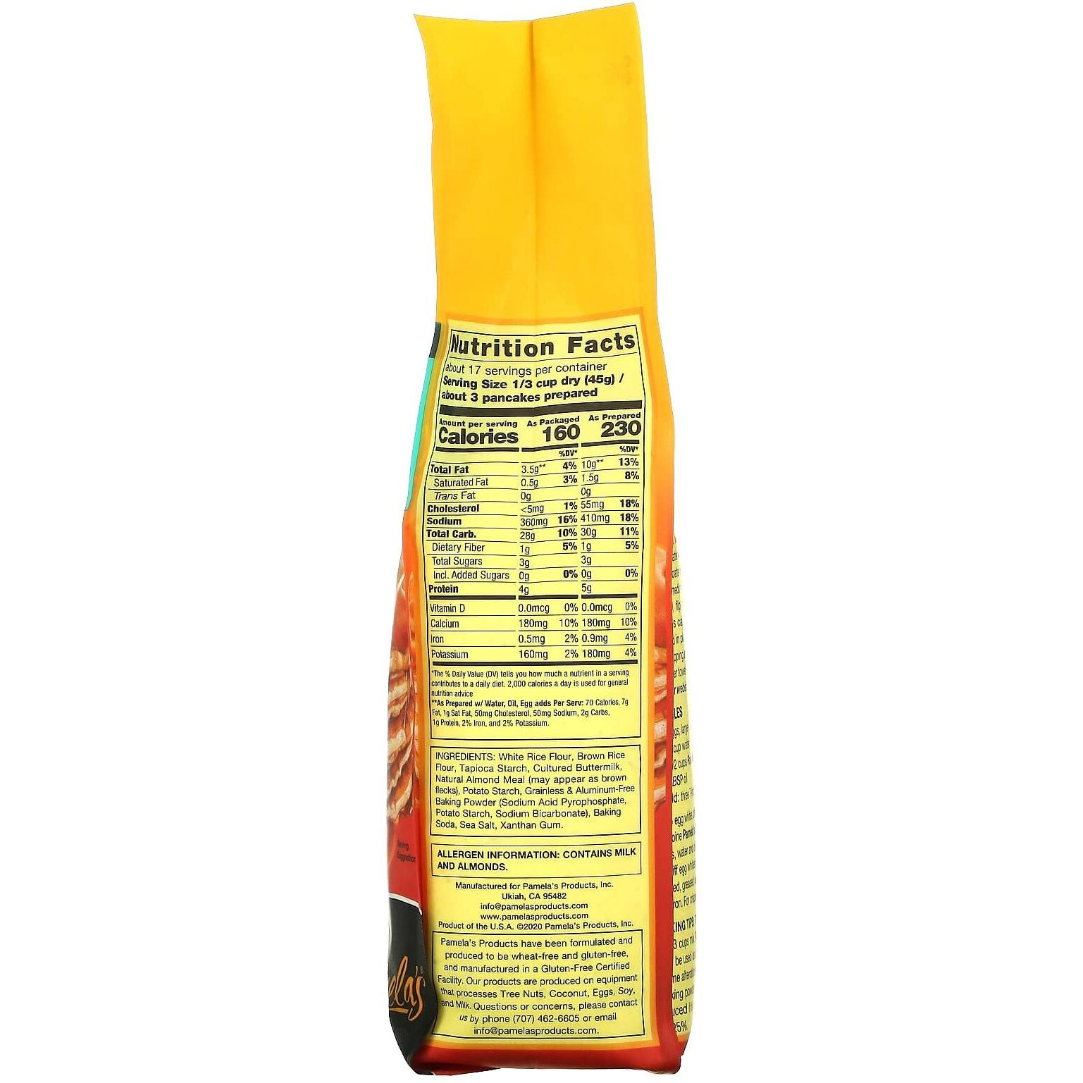 Pamela's Products Gluten And Wheat Free Baking And Pancake Mix -- 24 Oz