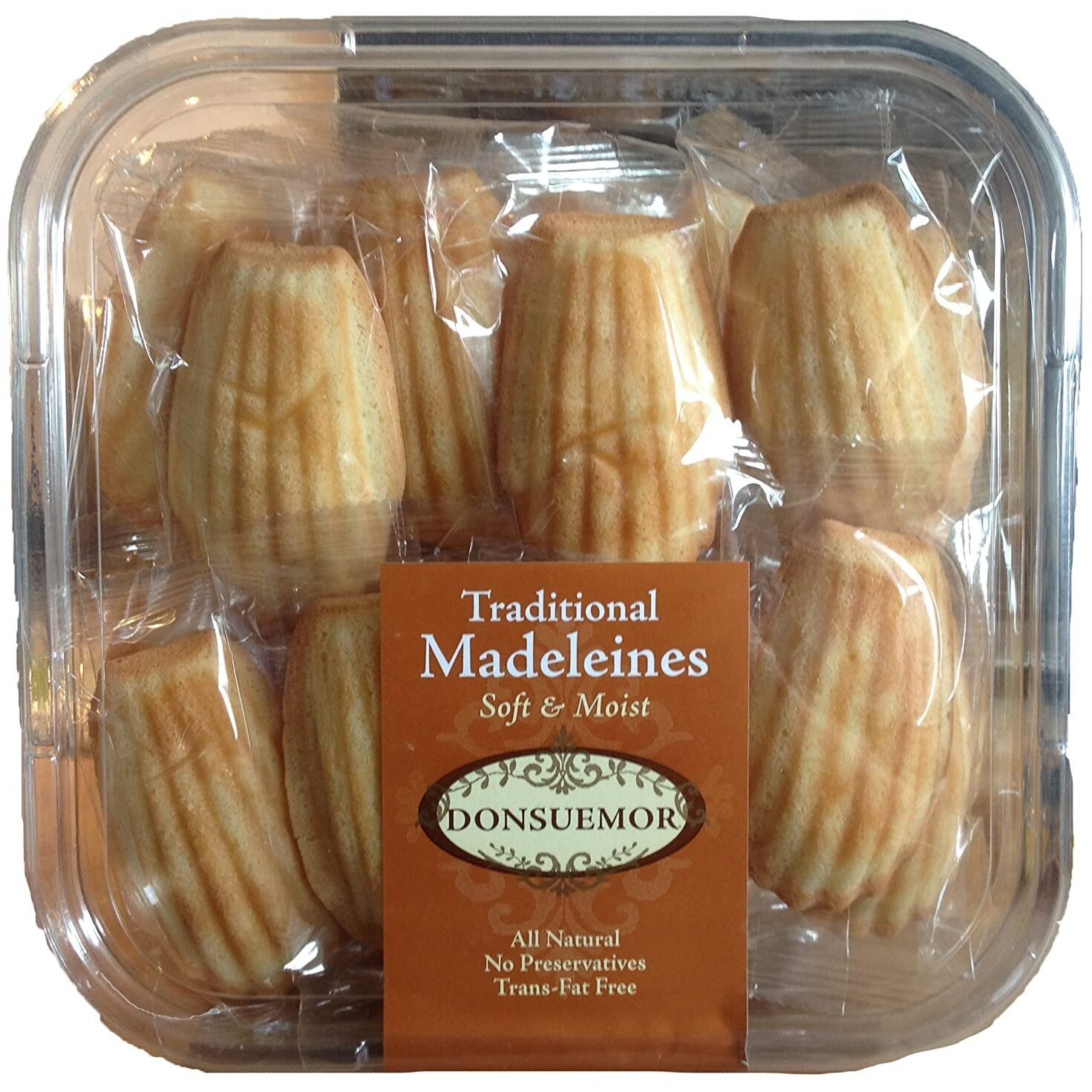 Donsuemor Traditional Madeleines - 28 Individually Wrapped - 28 Oz Total