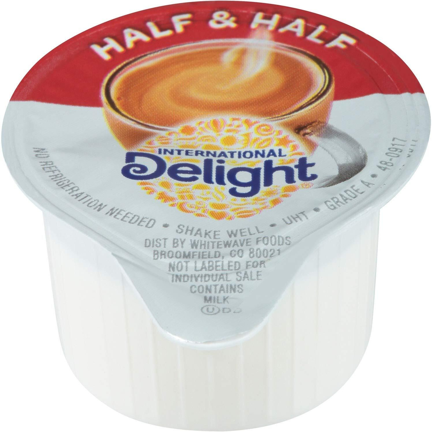 International Delight 102042 Coffee House Inspirations Half & Half, .375Oz, 180/Carton