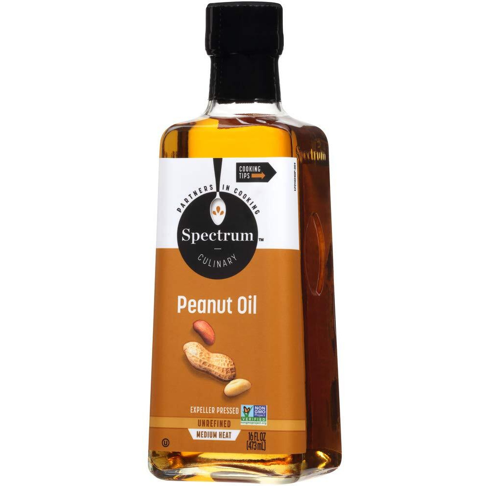Spectrum Unrefined Peanut Oil, 16 Oz