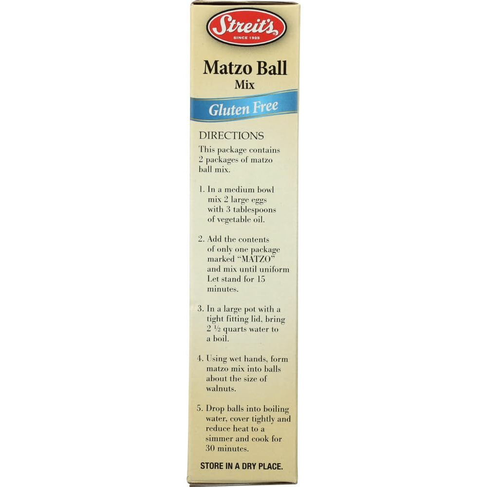 Streit's Mix Matzo Ball Mix - Gluten-Free - 4.5 Ounce (Pack Of 3)