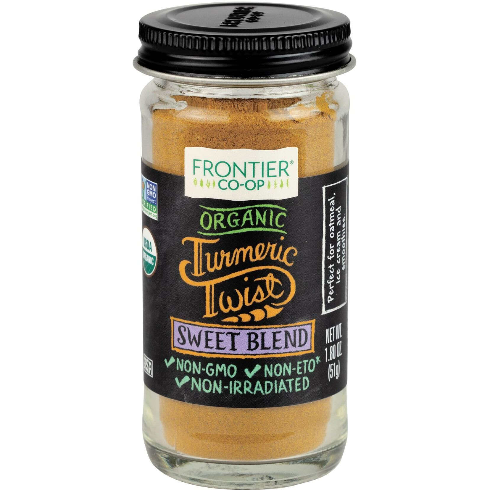Frontier Turmeric Blend, Sweet, Organic, 1.8 Ounce