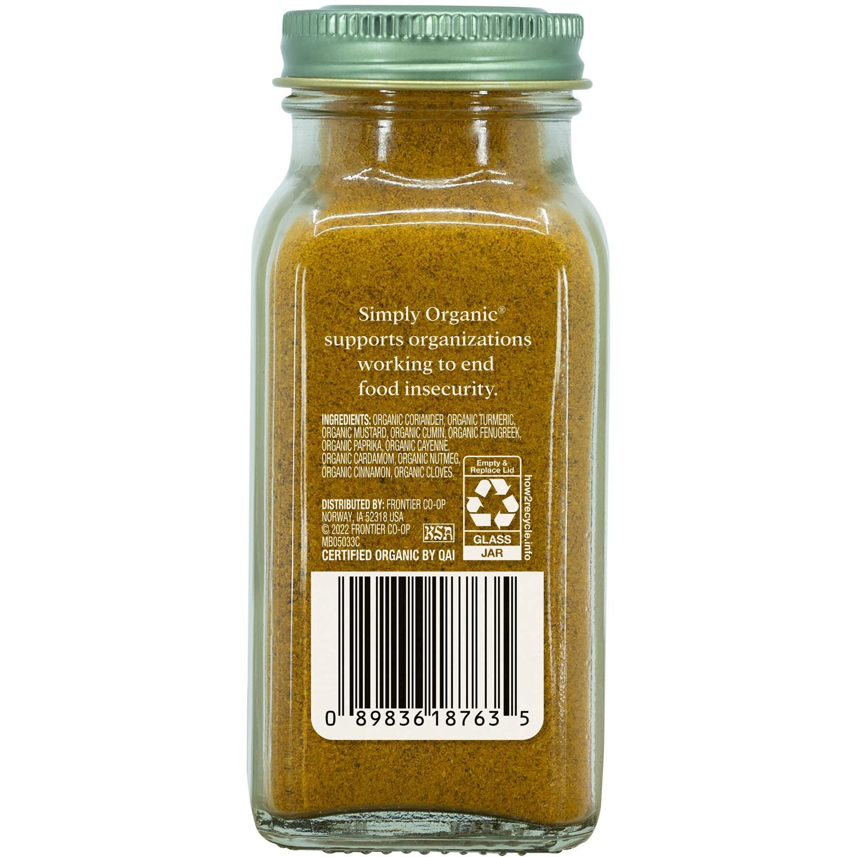 Simply Organic Curry Powder, Certified Organic | 3 Oz