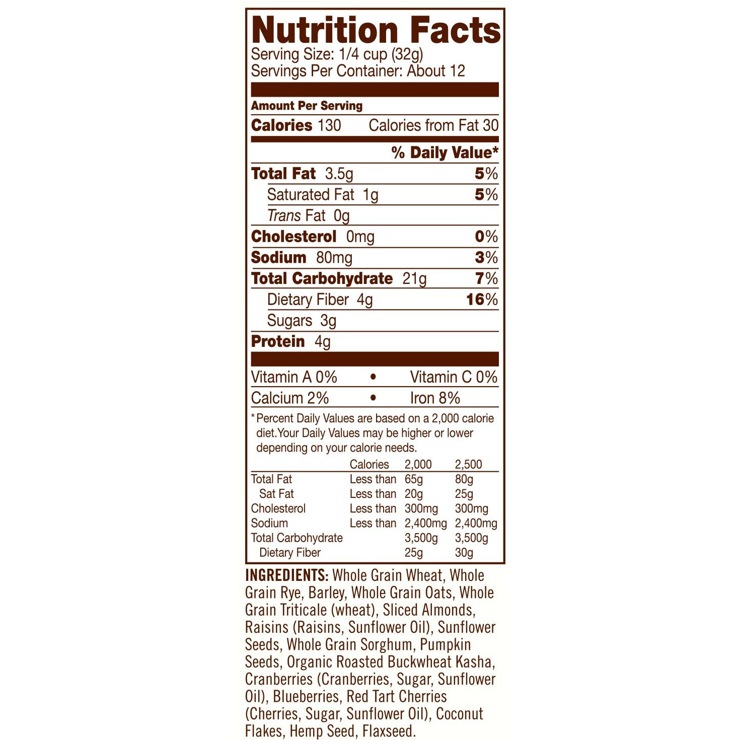 Bob's Red Mill Fruit & Seed Muesli, 14 Oz