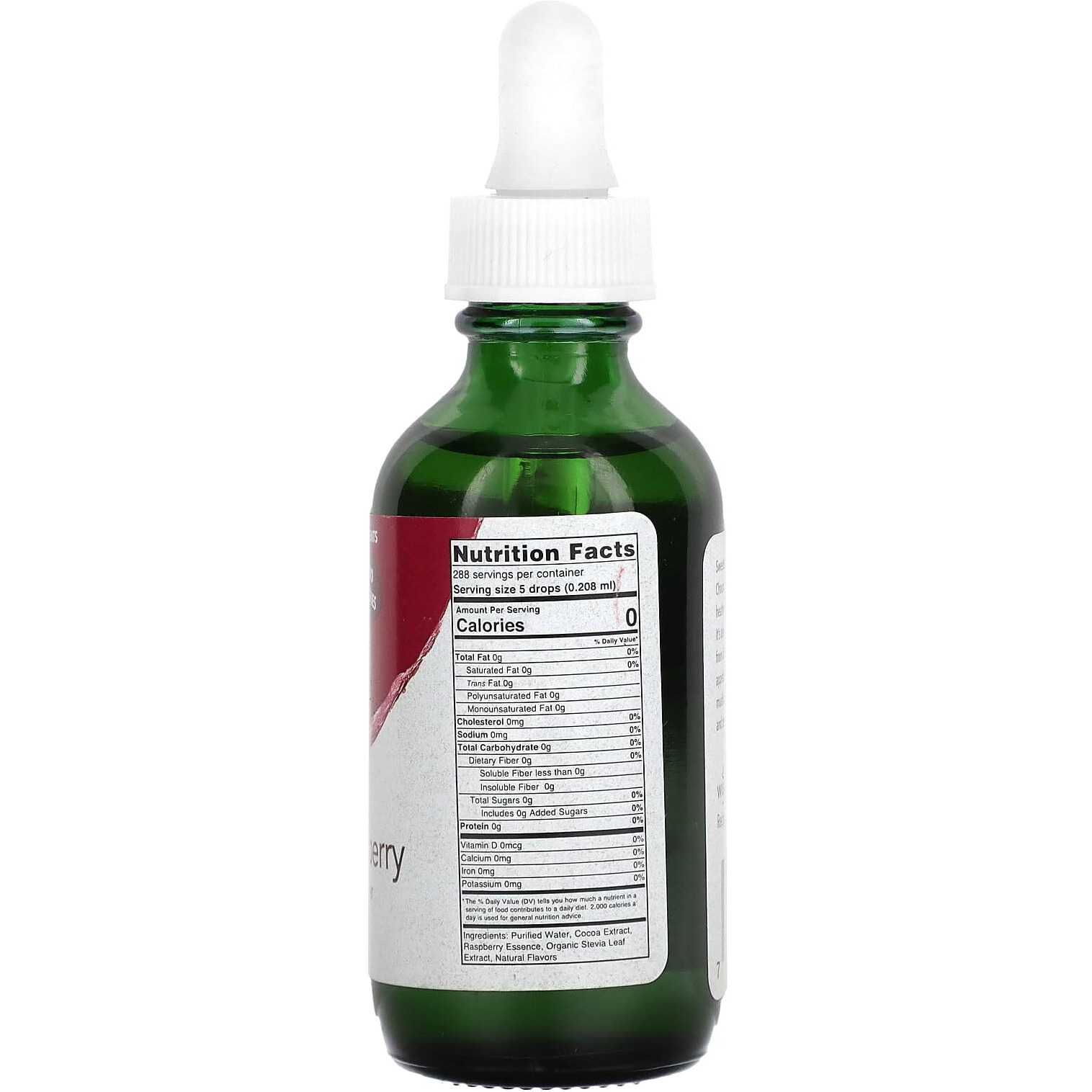 Sweetleaf Sweet Drops - Flavored Stevia Liquid Sweetener, Organic Stevia Extract, Zero Calories, Gluten Free, Keto Friendly, Non Gmo, Natural Flavors, Sugar Alternative - Chocolate Raspberry, 2 Fl Oz