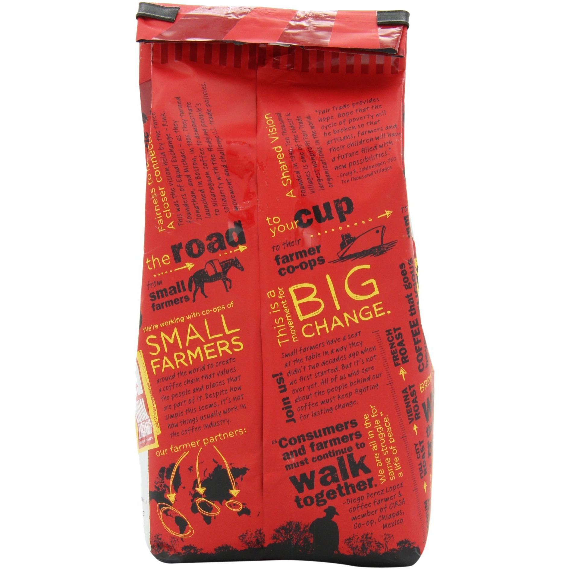 Equal Exchange Organic Whole Bean Coffee, French Roast, 10 Ounce (Pack Of 3)