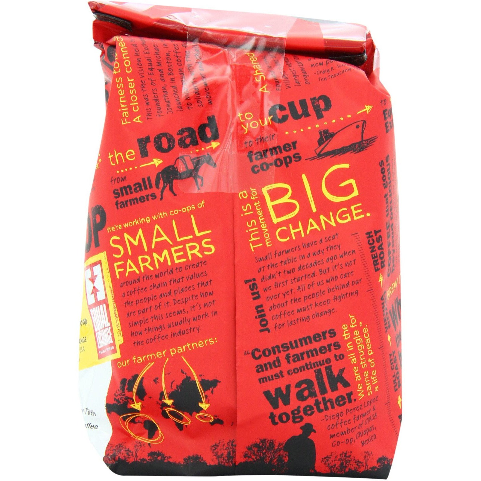 Equal Exchange Organic Whole Bean Coffee, French Roast, 10 Ounce (Pack Of 3)