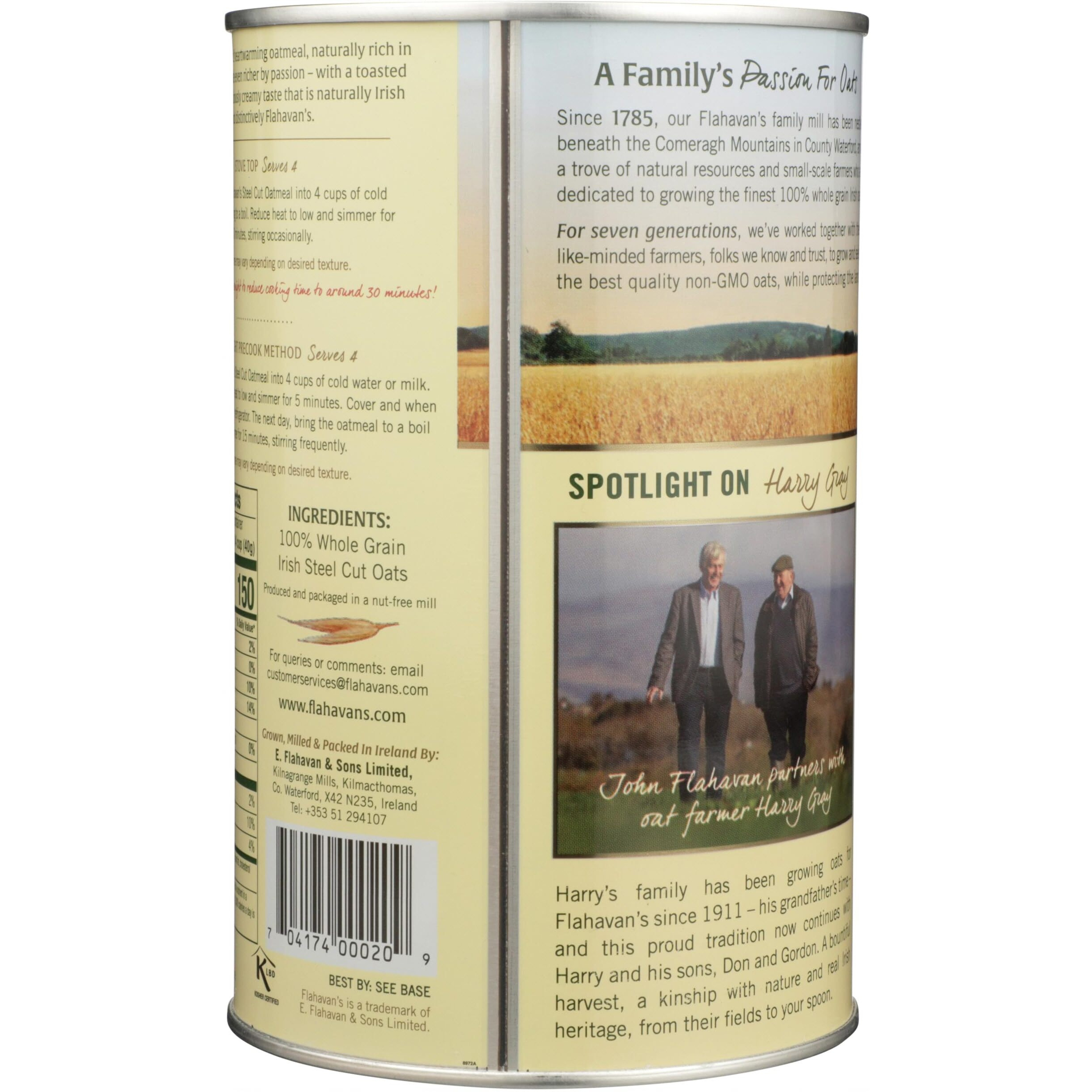 Flahavan's Oatmeal Irish, 28 Ounce
