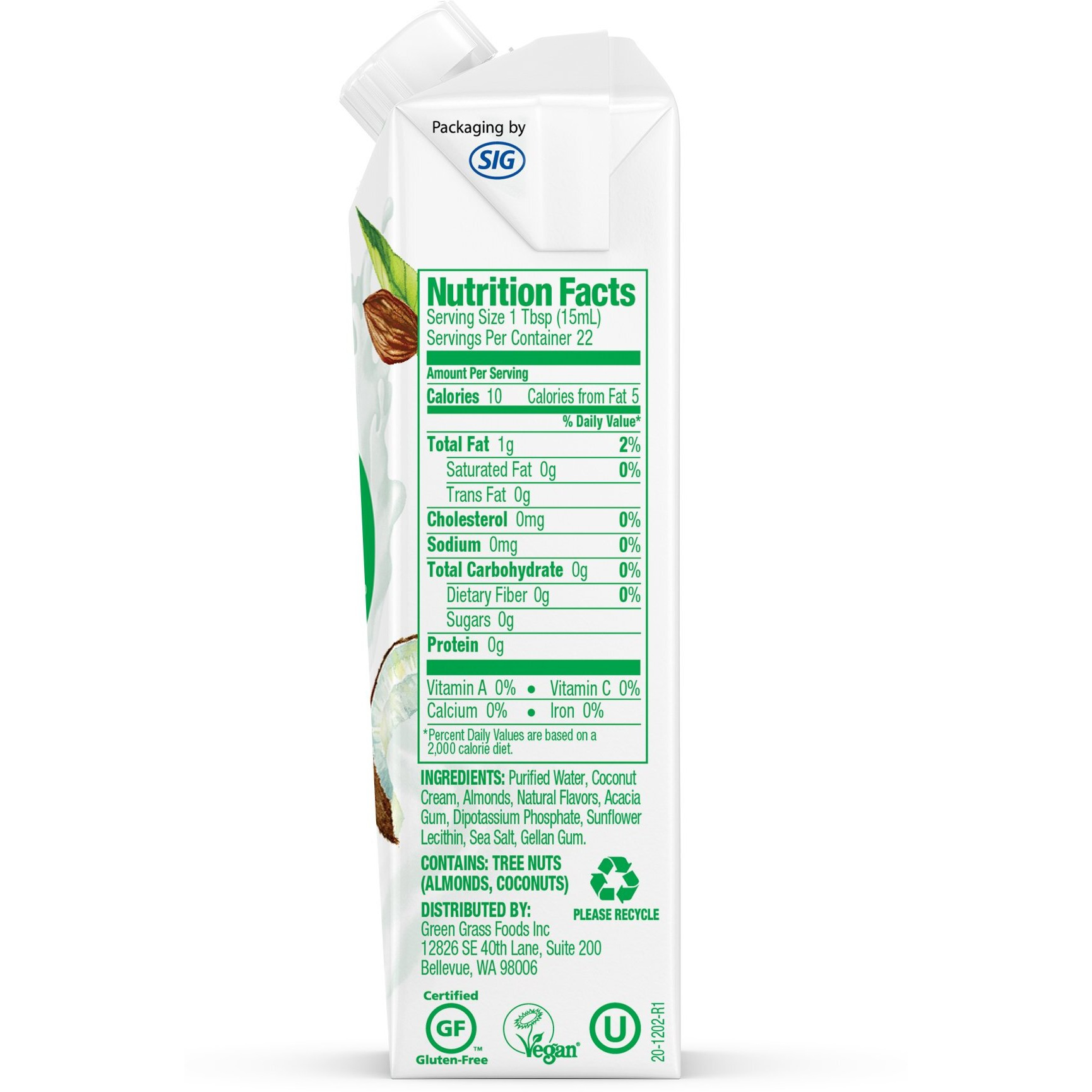 Nutpods, Creamer Hazelnut Unsweetened Dairy Free, 11.2 Ounce