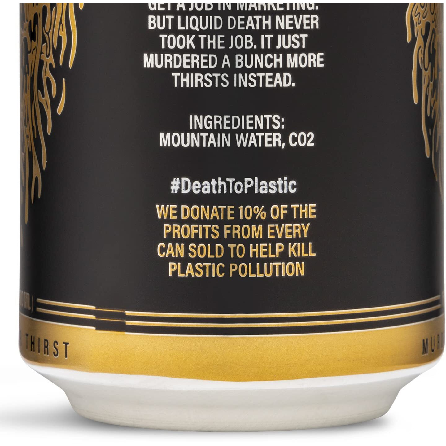 Liquid Death, Sparkling Mountain Water, 12-Pack (Tallboy Size 16.9Oz Cans), Real Mountain Source