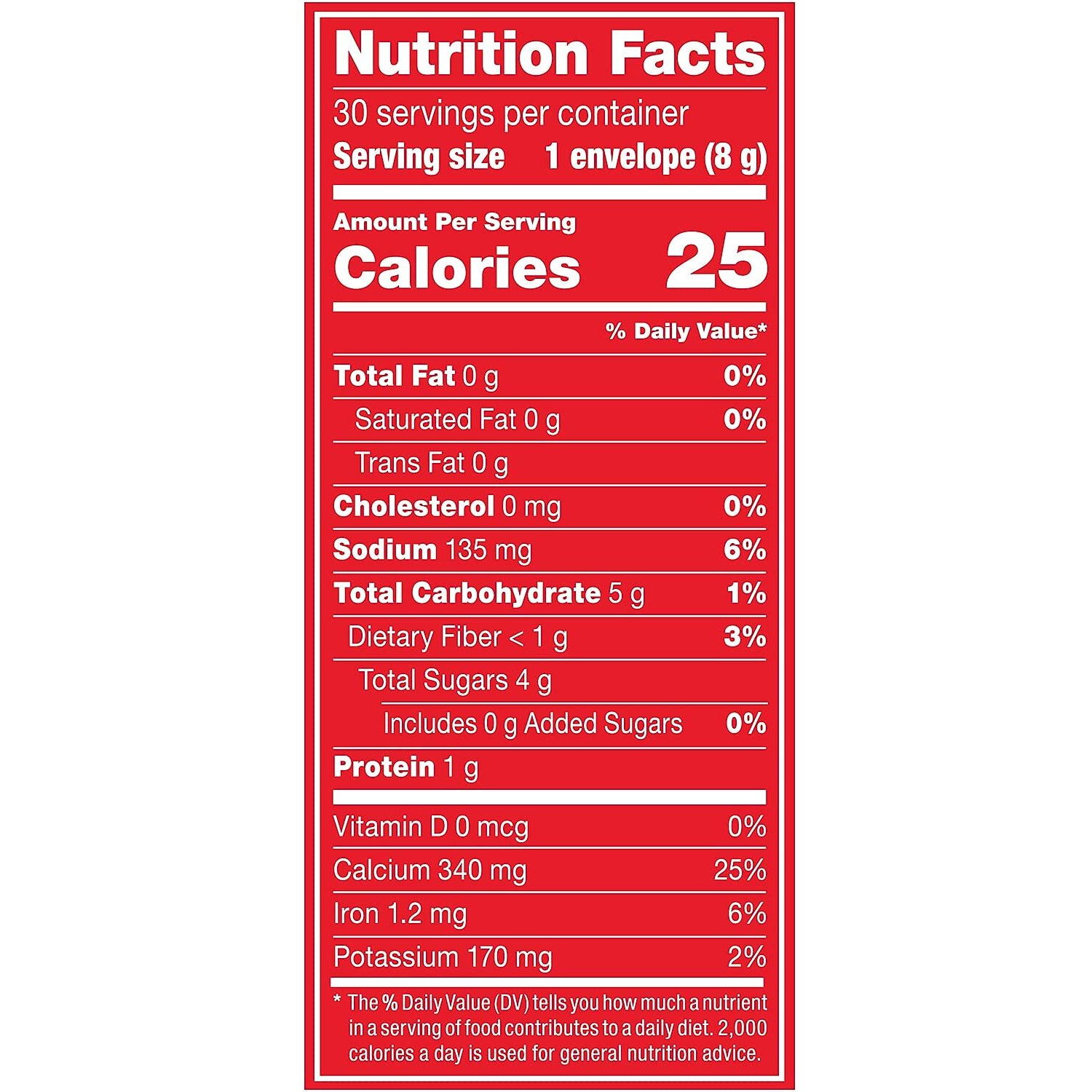 Nestle Cocoa Mix No Sugar Added 30 Count .28 Oz Packets