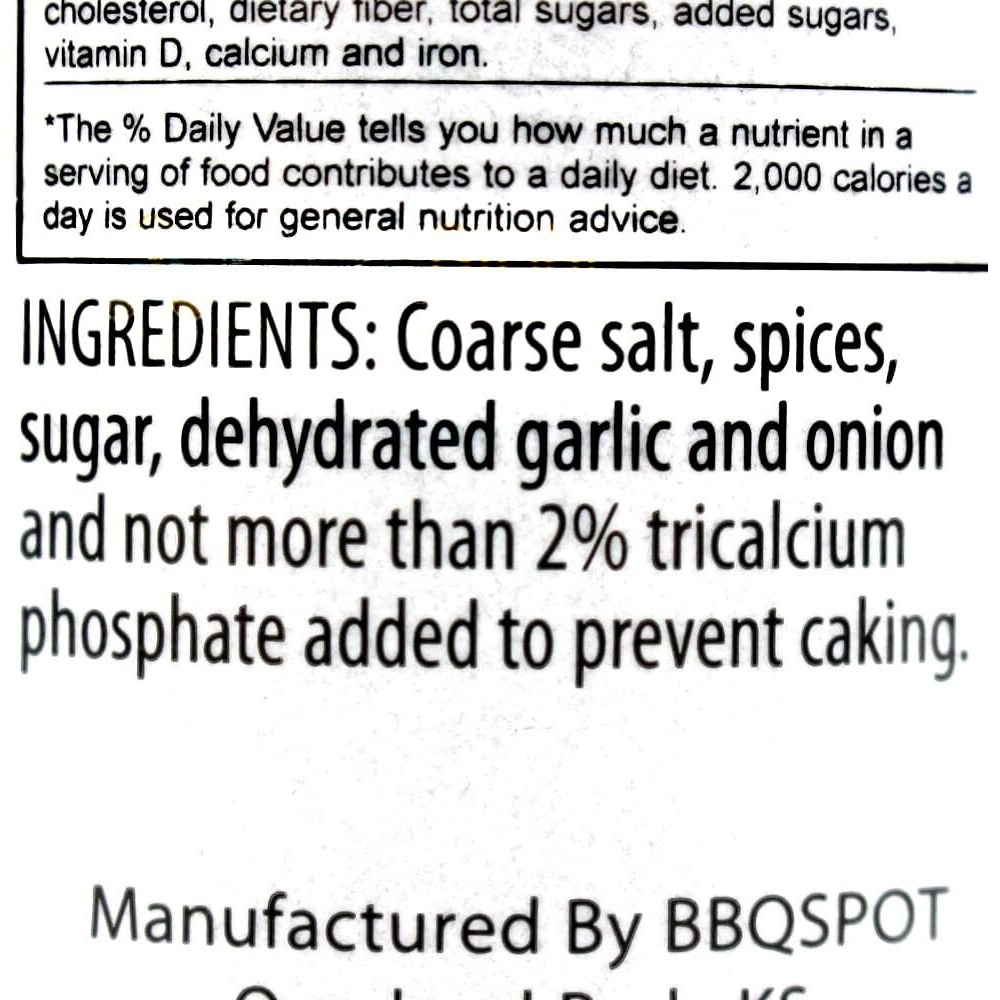 Bbq Spot Rub Some Steak Black Pepper And Garlic Seasoning Rub 5.3 Ounce