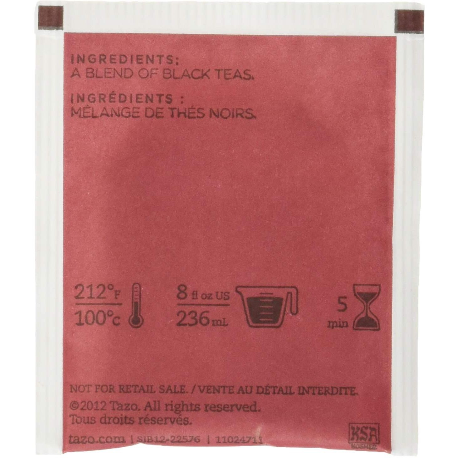 Tazo Awake English Breakfast Tea, 24 Tea Bags,2.1 Oz