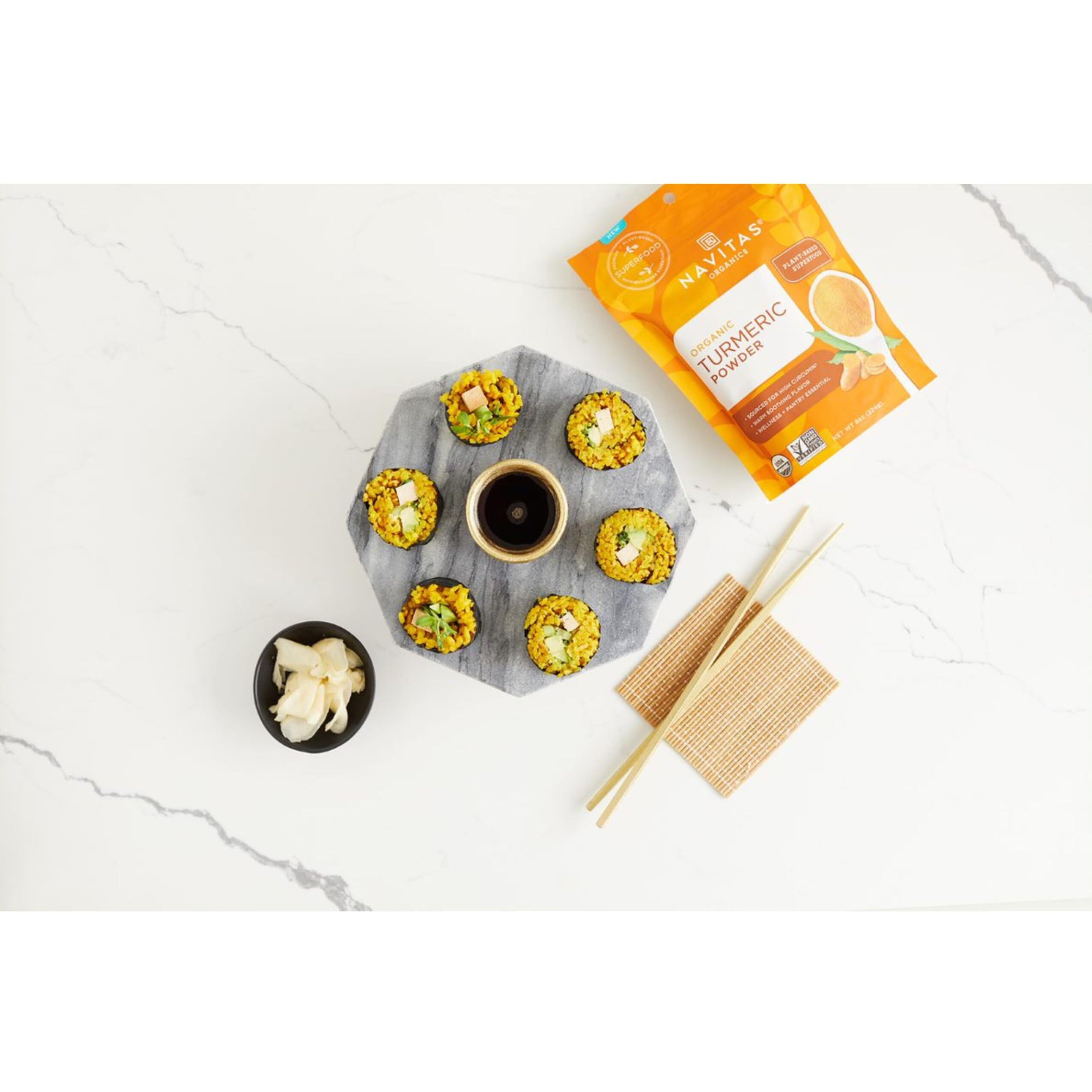 Navitas Organics Turmeric Powder, 8 Oz. Bag, 45 Servings - Organic, Non-Gmo, Gluten-Free