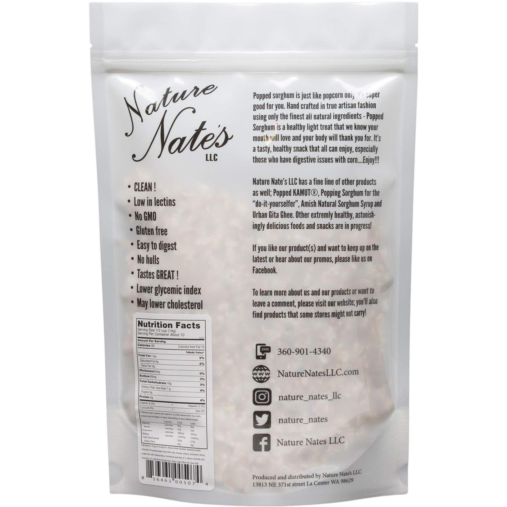 Nature Nate's Extremely Cheezy Popped Sorghum, 5 Oz