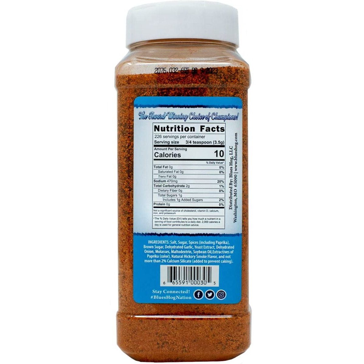 Blues Hog Sweet & Savory Seasoning (26 Oz.)