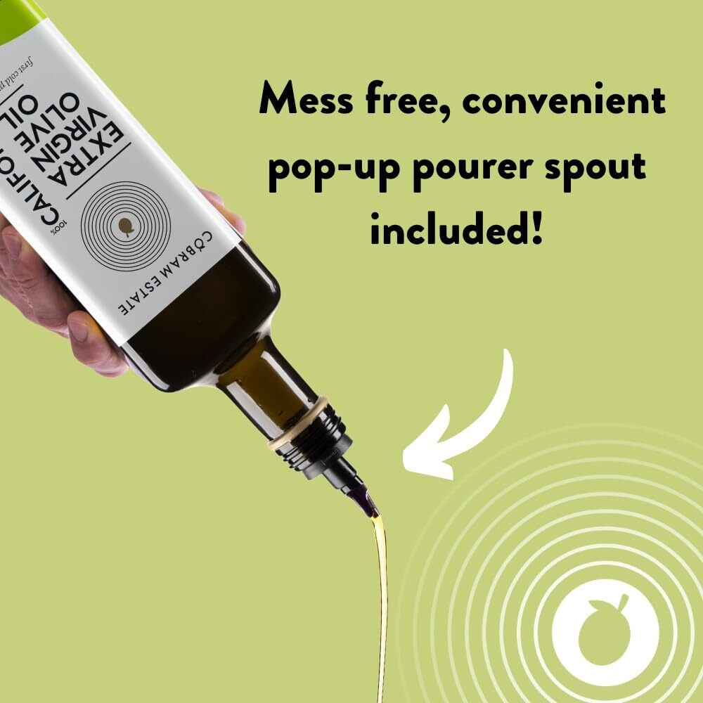 Cobram Estate Classic 100% California Extra Virgin Olive Oil, First Cold Pressed, Non-Gmo, Keto Friendly, High In Antioxidants, Fresh & Fruity, 375Ml Bottle