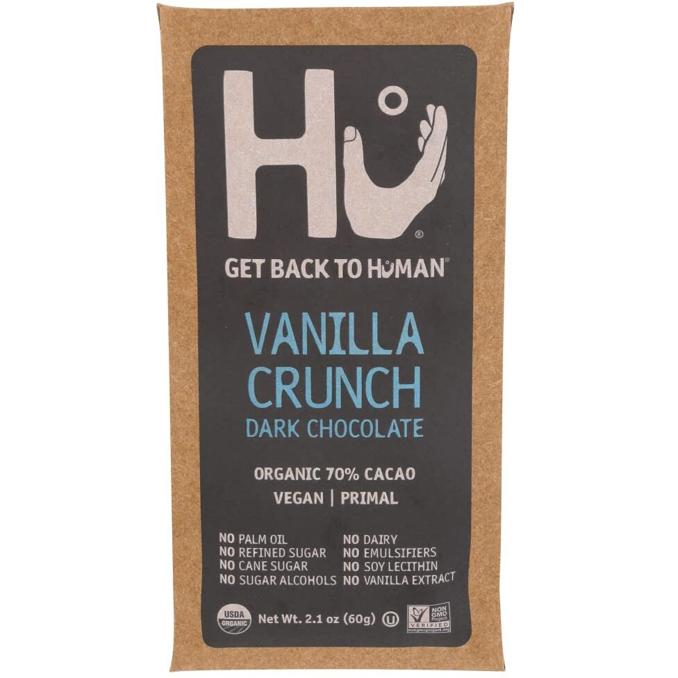 Hu Kitchen Bar Chocolate Vanilla Quinoa Qrispy, 2.1 Oz