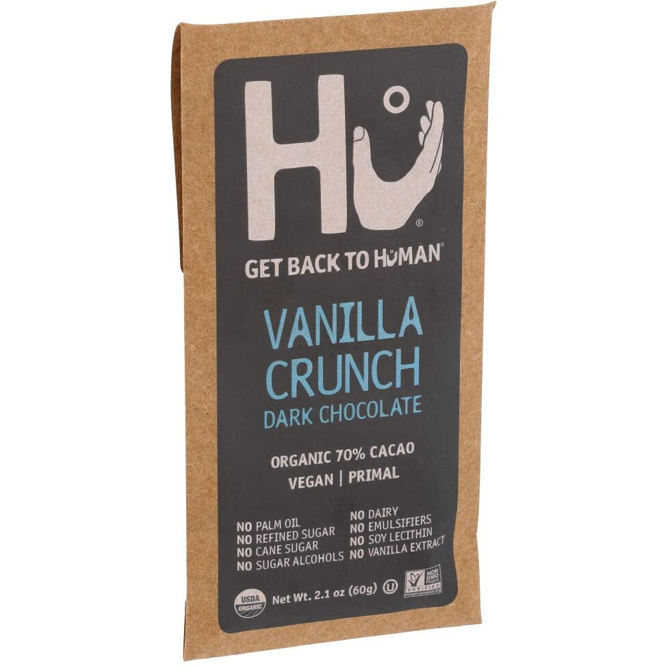 Hu Kitchen Bar Chocolate Vanilla Quinoa Qrispy, 2.1 Oz