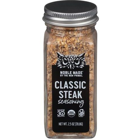 Noble Made Organic Classic Steak Seasoning, 2.5 Oz