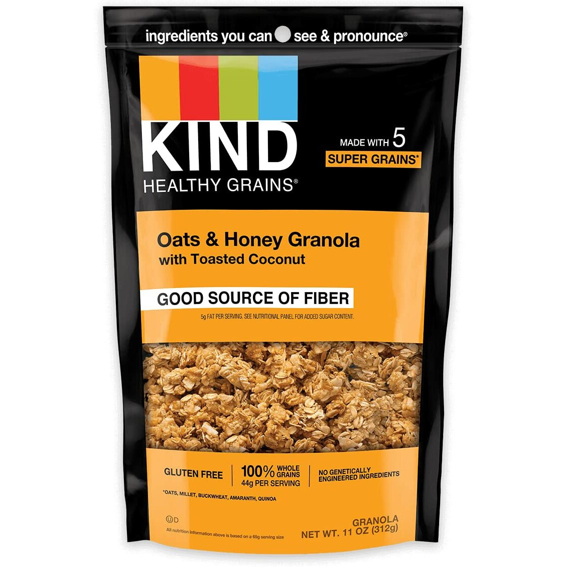 Kind, Granola Clusters, Oats And Honey, 11 Oz