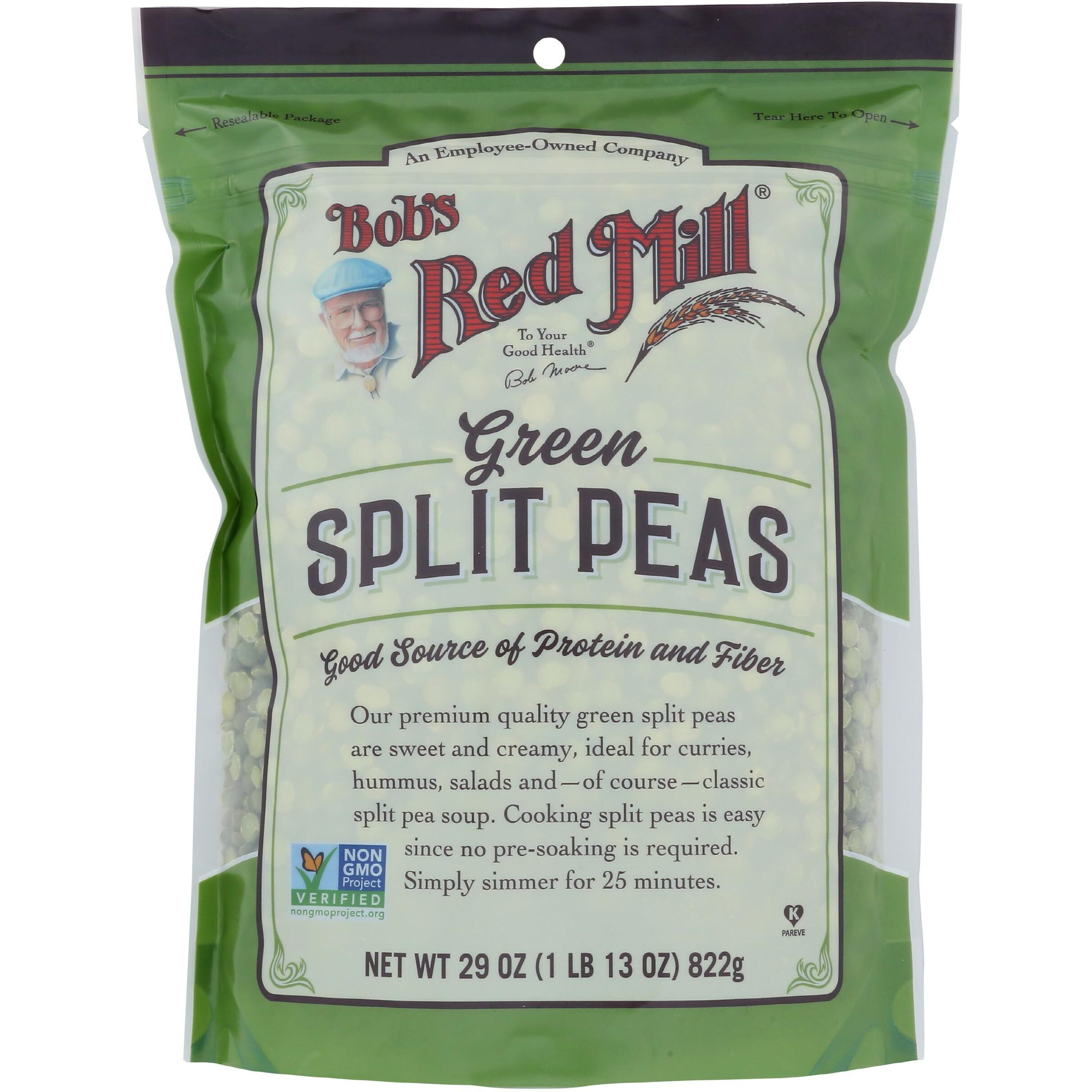 Bob's Red Mill Green Split Peas, 29 Oz (Pack Of 1)