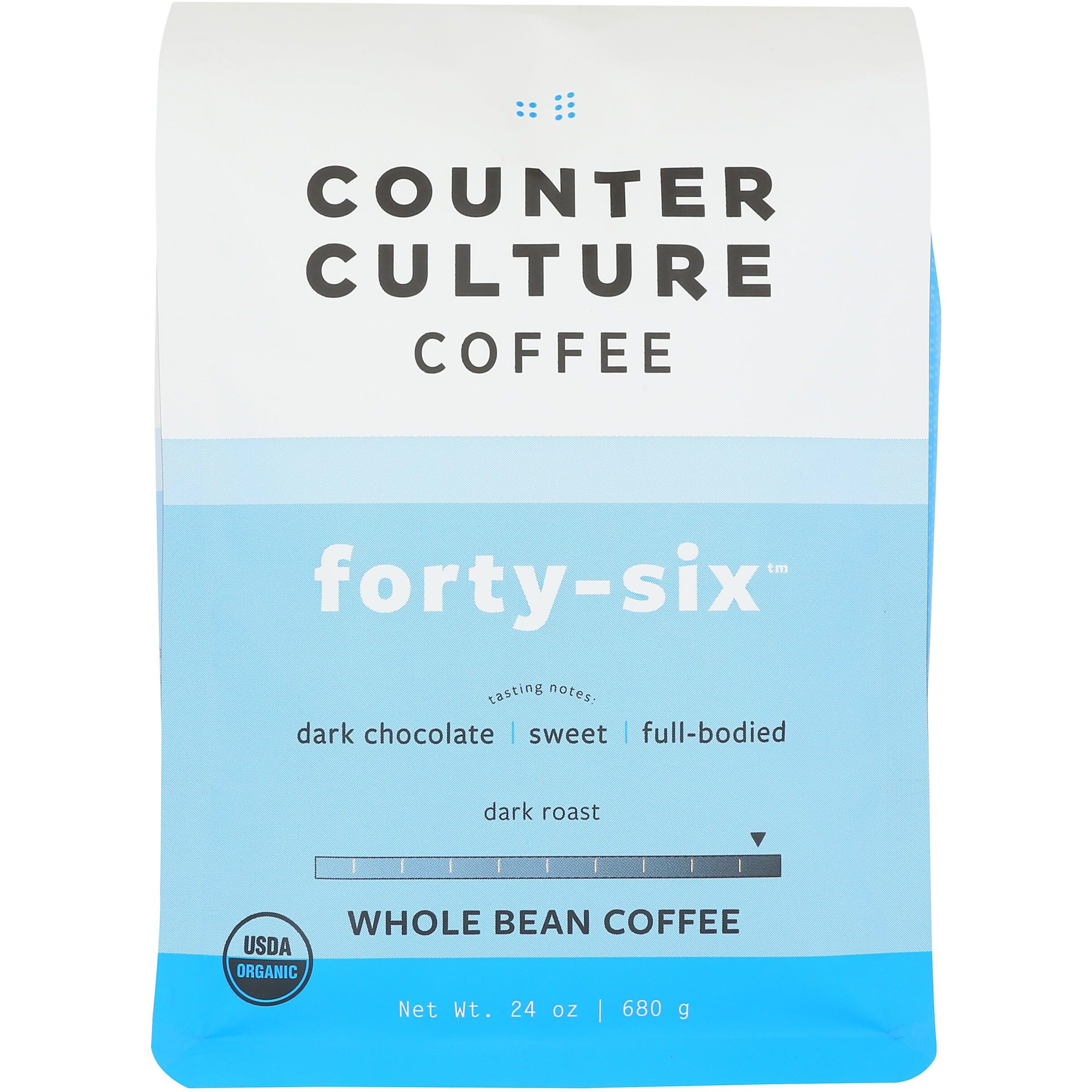 Counter Culture Coffee Organic Forty Six Blend Whole Bean Coffee, 24 Oz