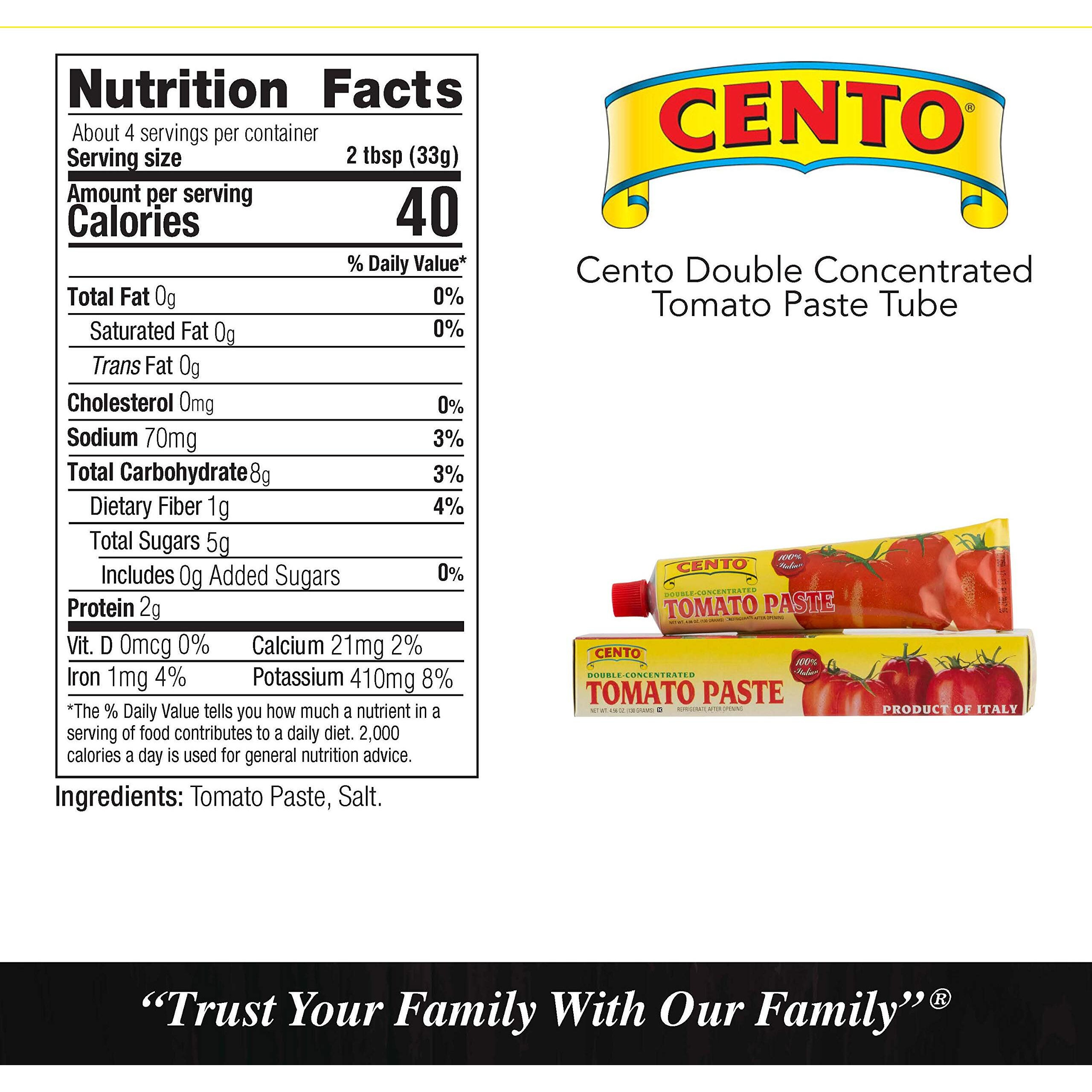 Cento Tomato Paste, 4.56-Ounce Tube (Pack Of 12)
