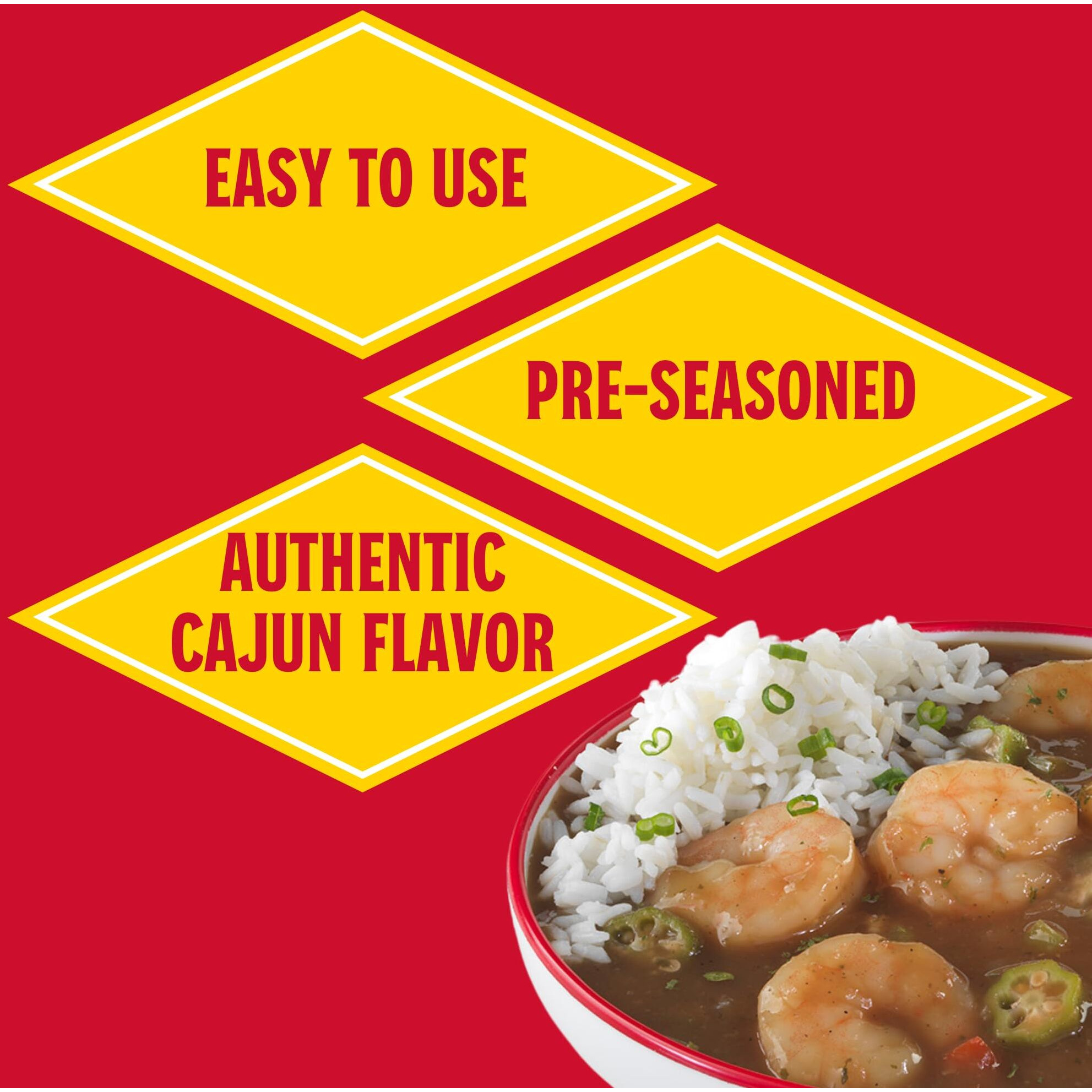 Louisiana Base Gumbo 5 Ounce (Pack Of 5) - Authentic Delicious Gumbo - Just Add Your Choice Of Meat And Or Seafood - Bring The Taste Of Louisiana Home