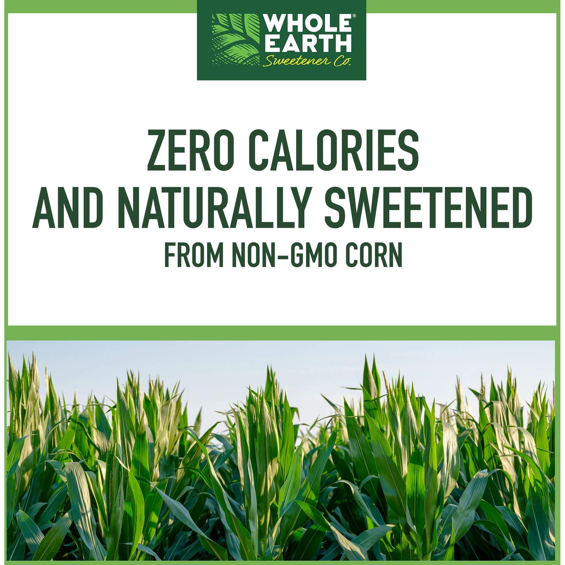 Whole Earth Sweetener Co. 100% Erythritol Sweetener (Keto Sweetener, Natural Sugar Alternative, Baking Sugar Substitute, Zero Calorie Sweetener, Gluten Free, Non-Gmo), 16 Oz