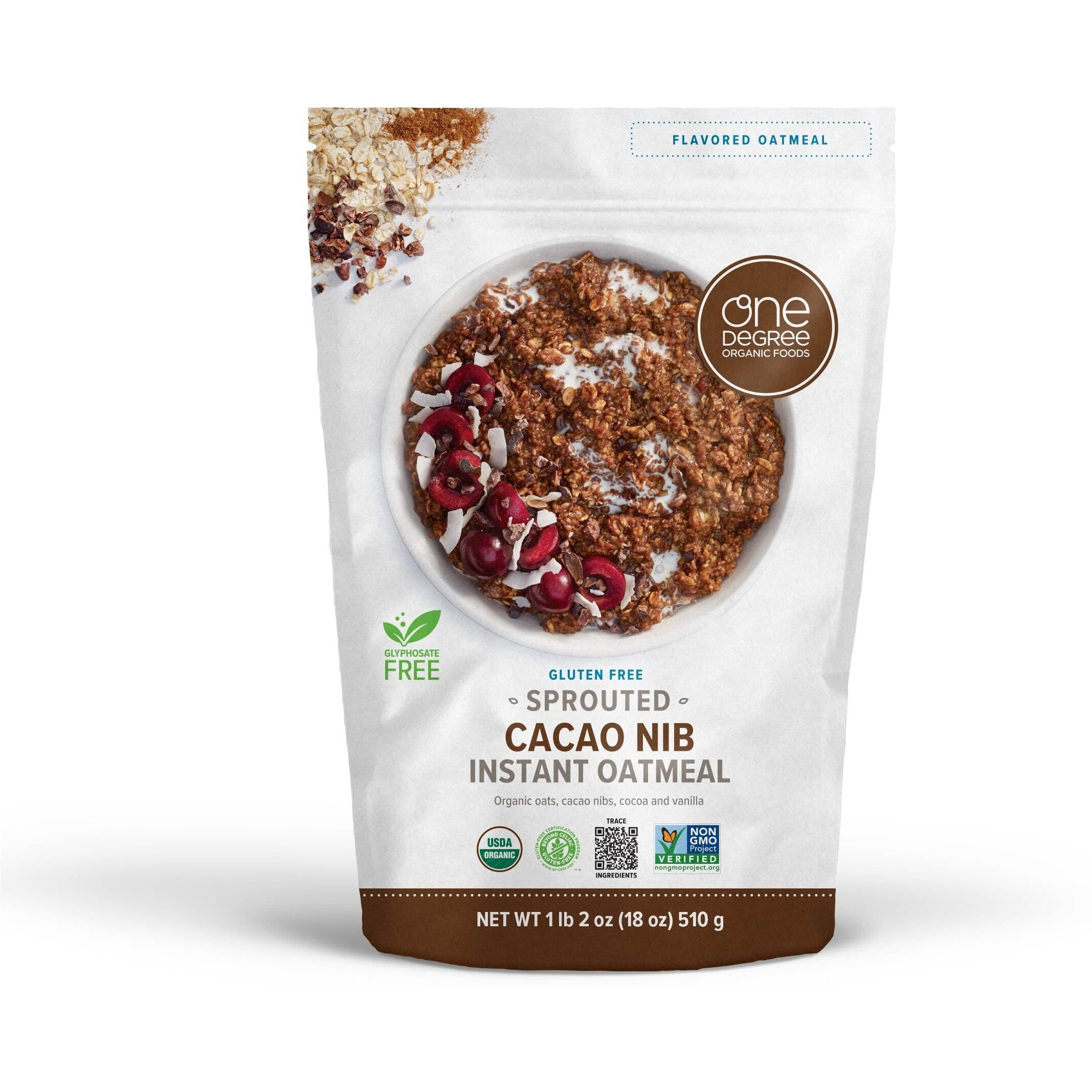 Hot Cereal Flv Cacao Nib Organic Usa (18Oz) (Case6)