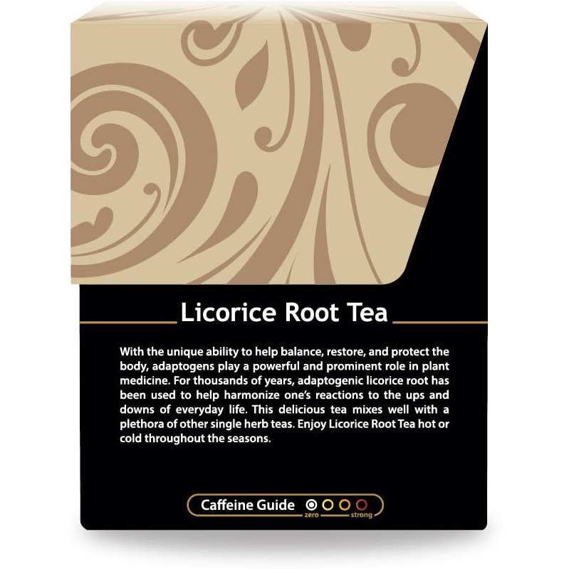 Buddha Teas Organic Licorice Root Tea - Ou Kosher, Usda Organic, Ccof Organic, 18 Bleach-Free Tea Bag