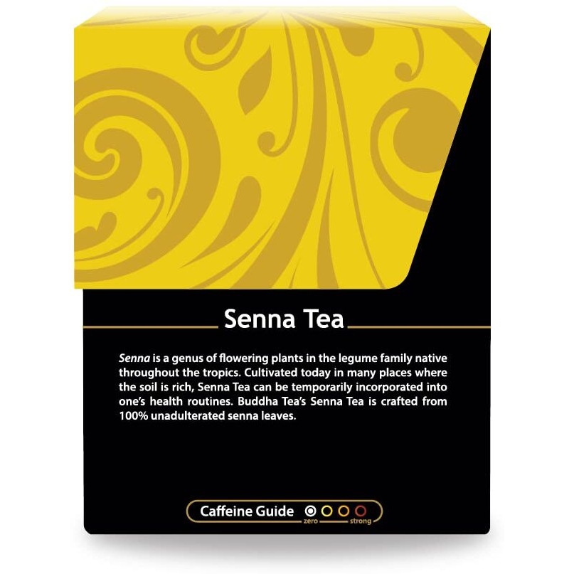 Buddha Teas Organic Senna Tea - Ou Kosher, Usda Organic, Ccof Organic, 18 Bleach-Free Tea Bags