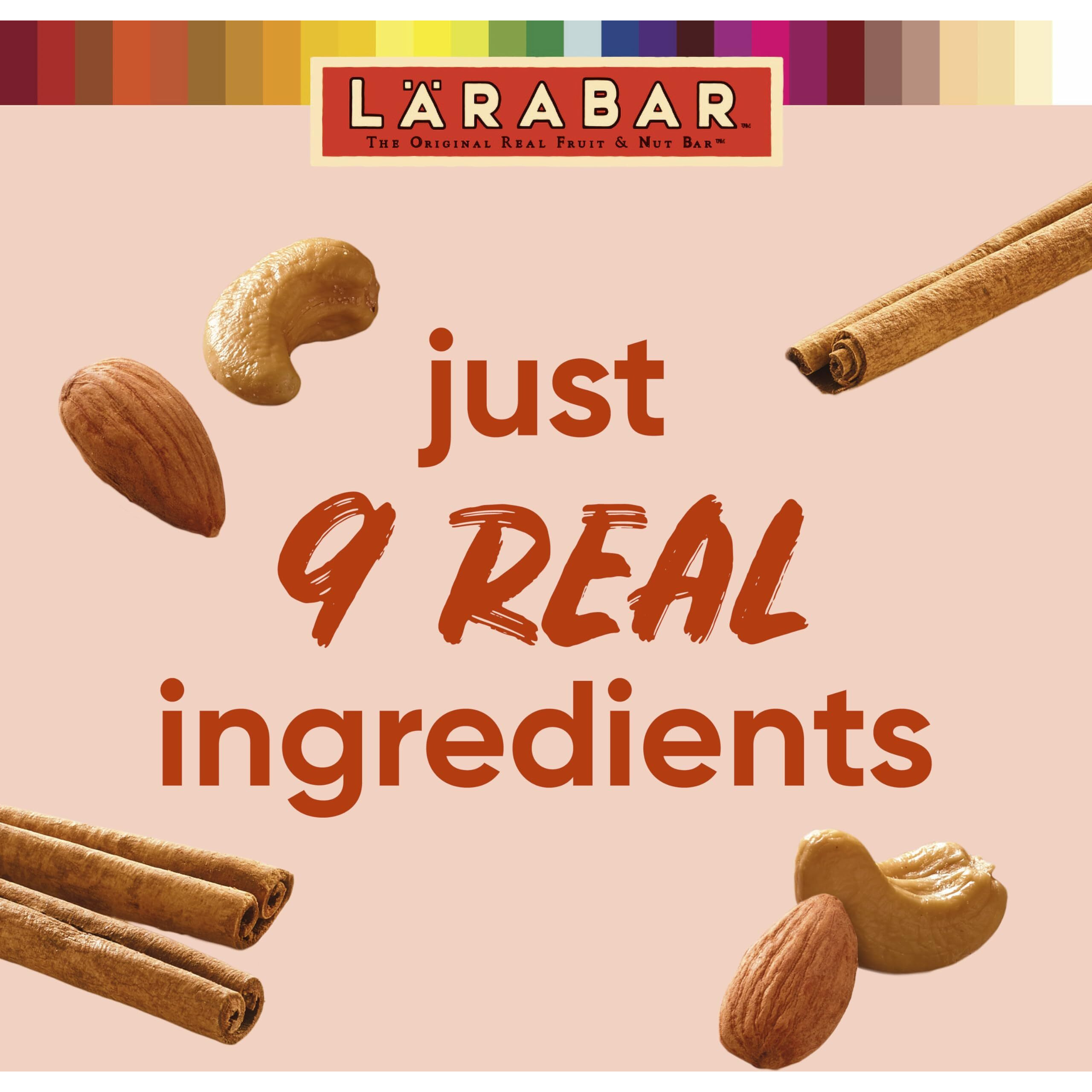 Larabar Limited Edition Pumpkin Pie, Gluten Free Vegan Fruit & Nut Bars, 6 Bars, 9.6 Oz Box