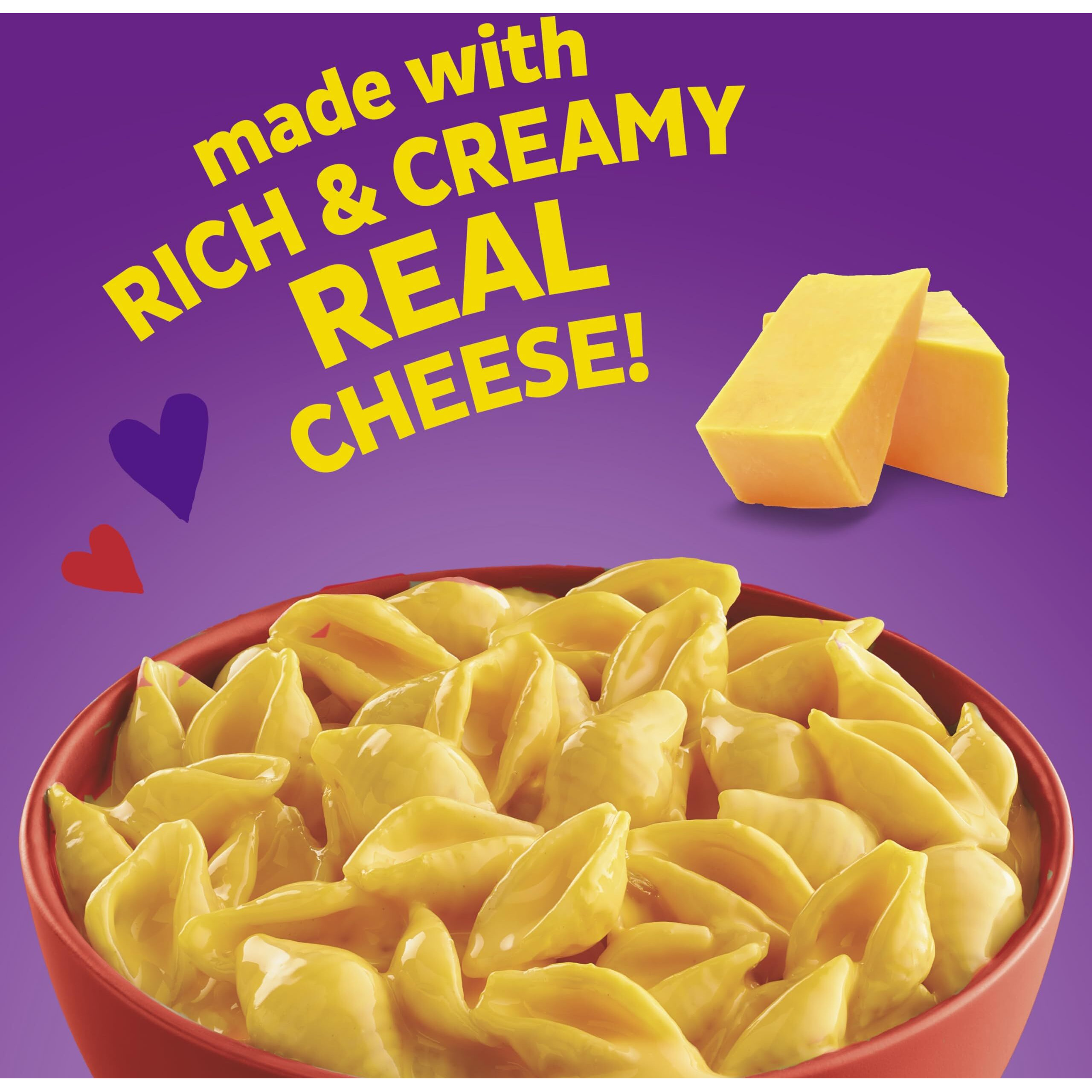 Annie's Deluxe Macaroni And Cheese With Organic Pasta, Shells And Four Cheese, 11.3 Oz