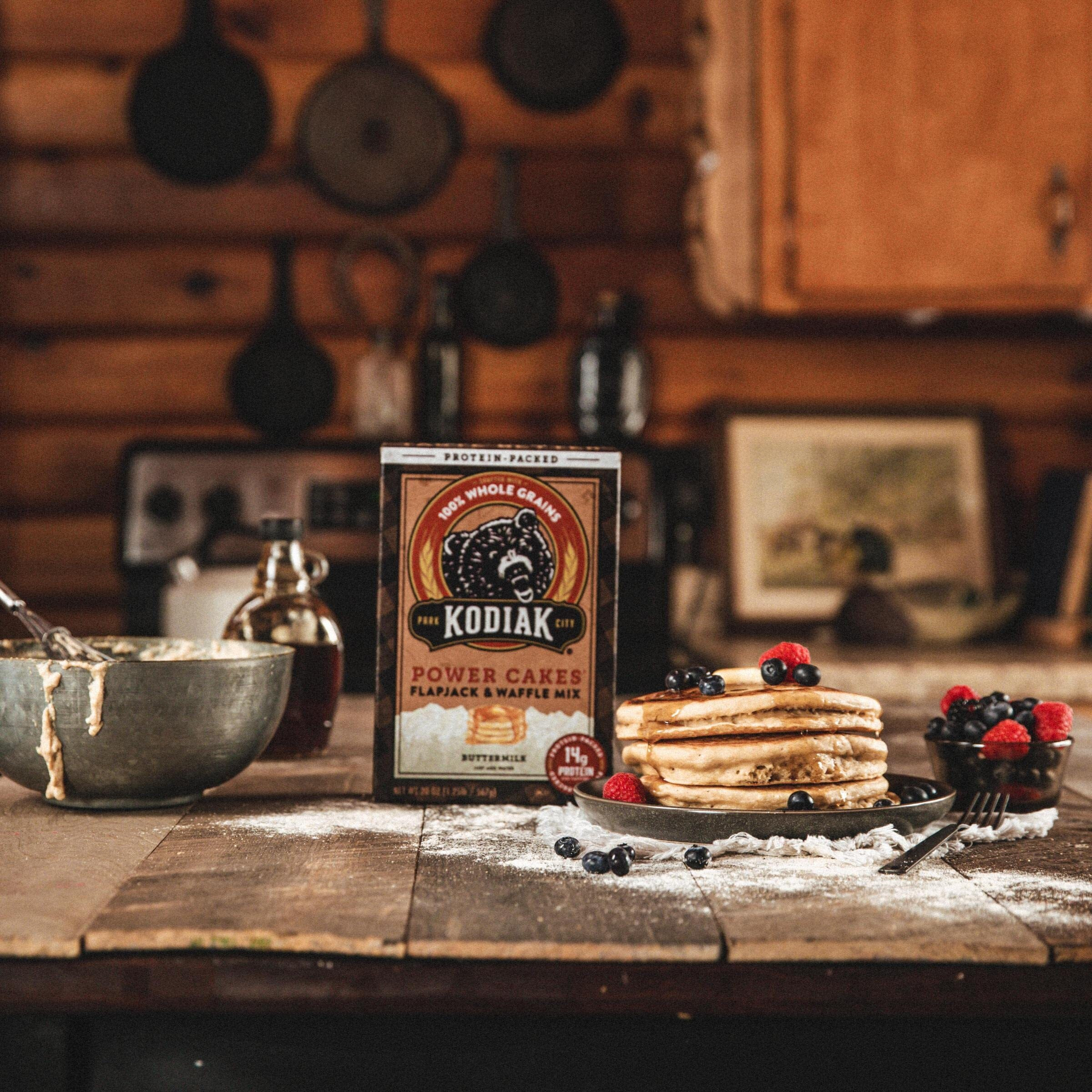 Kodiak, Power Cakes Flapjack And Waffle Mix, 20 Ounce