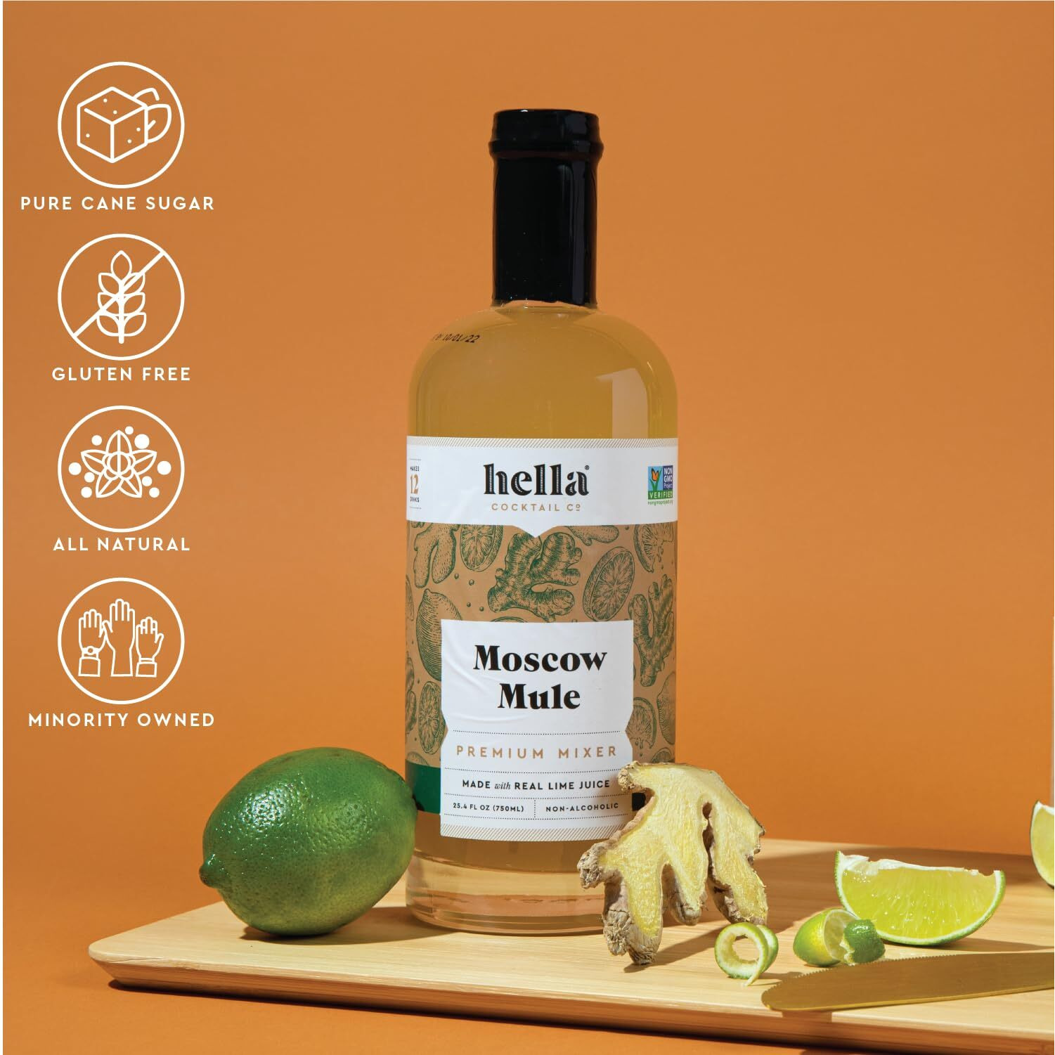Hella Cocktail Co. Moscow Mule Mixer, 25.4 Fz