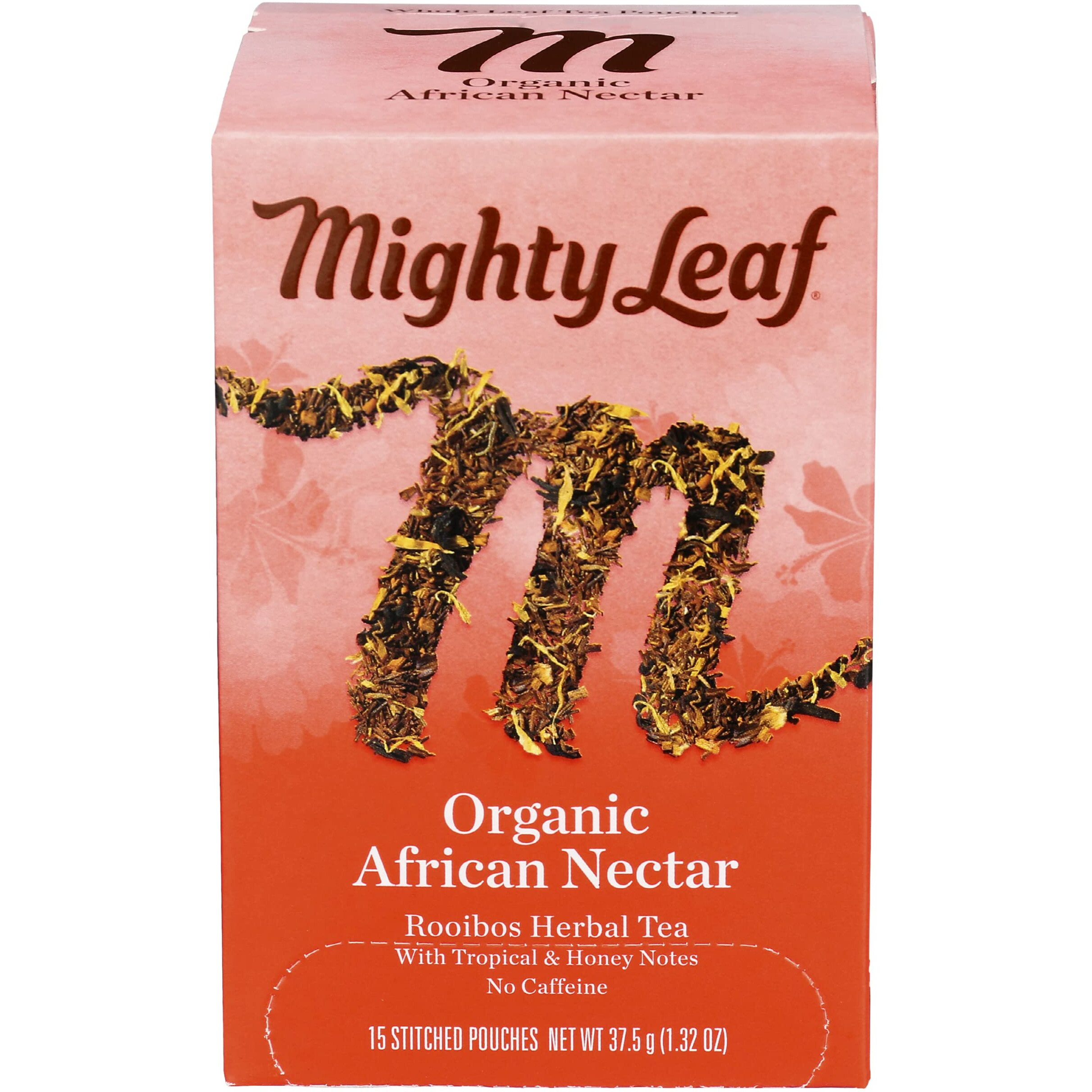 Mighty Leaf Tea Organic African Nectar Hand-Stitched Tea Bags, 15 Ct