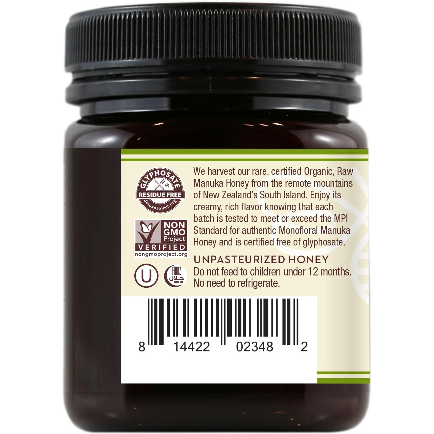 Wedderspoon Raw Organic Manuka Honey Kfactor 16+, 8.8 Oz, Unpasteurized, Genuine New Zealand Honey, Multi-Functional, Non-Gmo Superfood, Kfactor, Traceable From Our Hives To Your Home