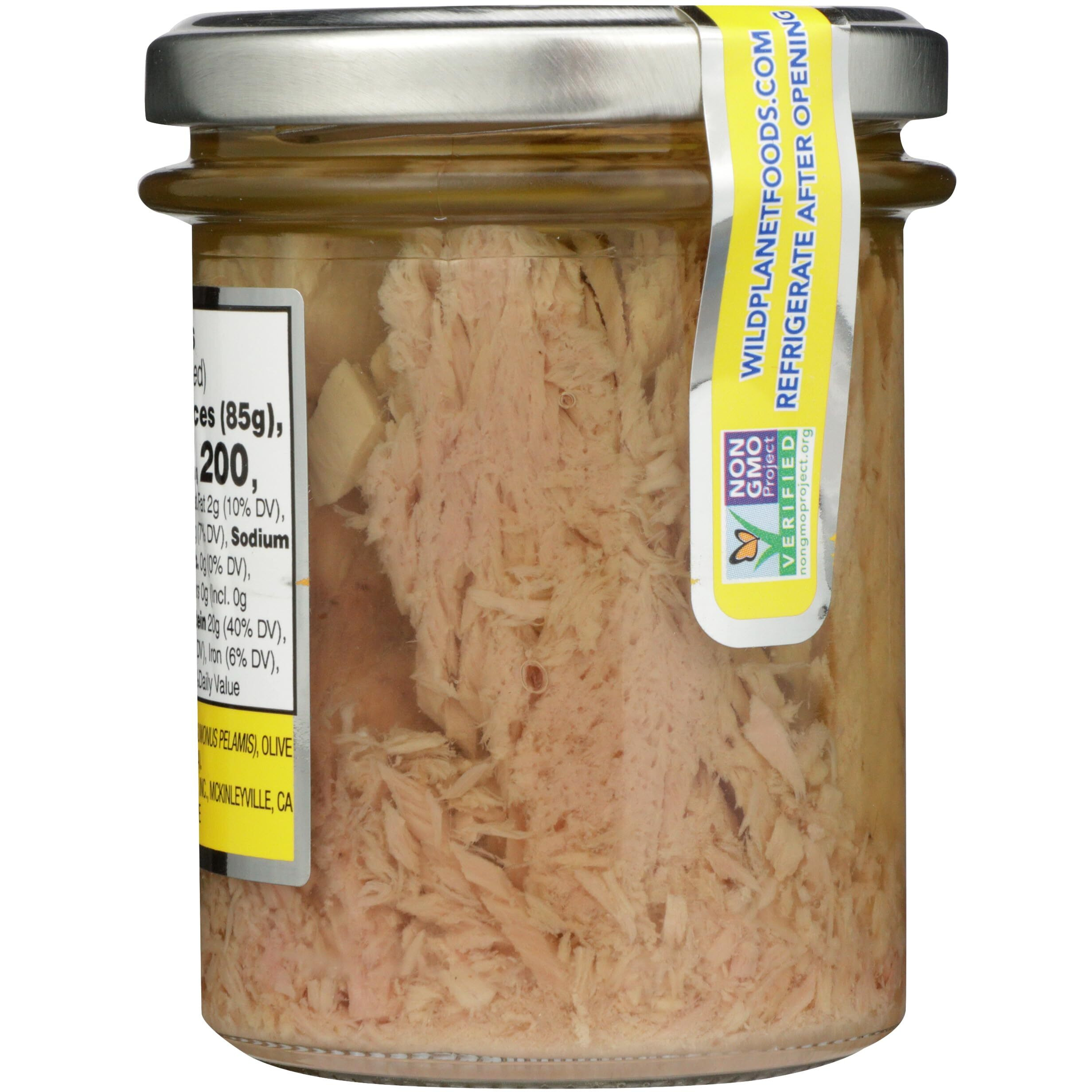 Wild Planet Skipjack Tuna In Pure Olive Oil, Keto And Paleo, 3Rd Party Mercury Tested, 6.7 Ounce