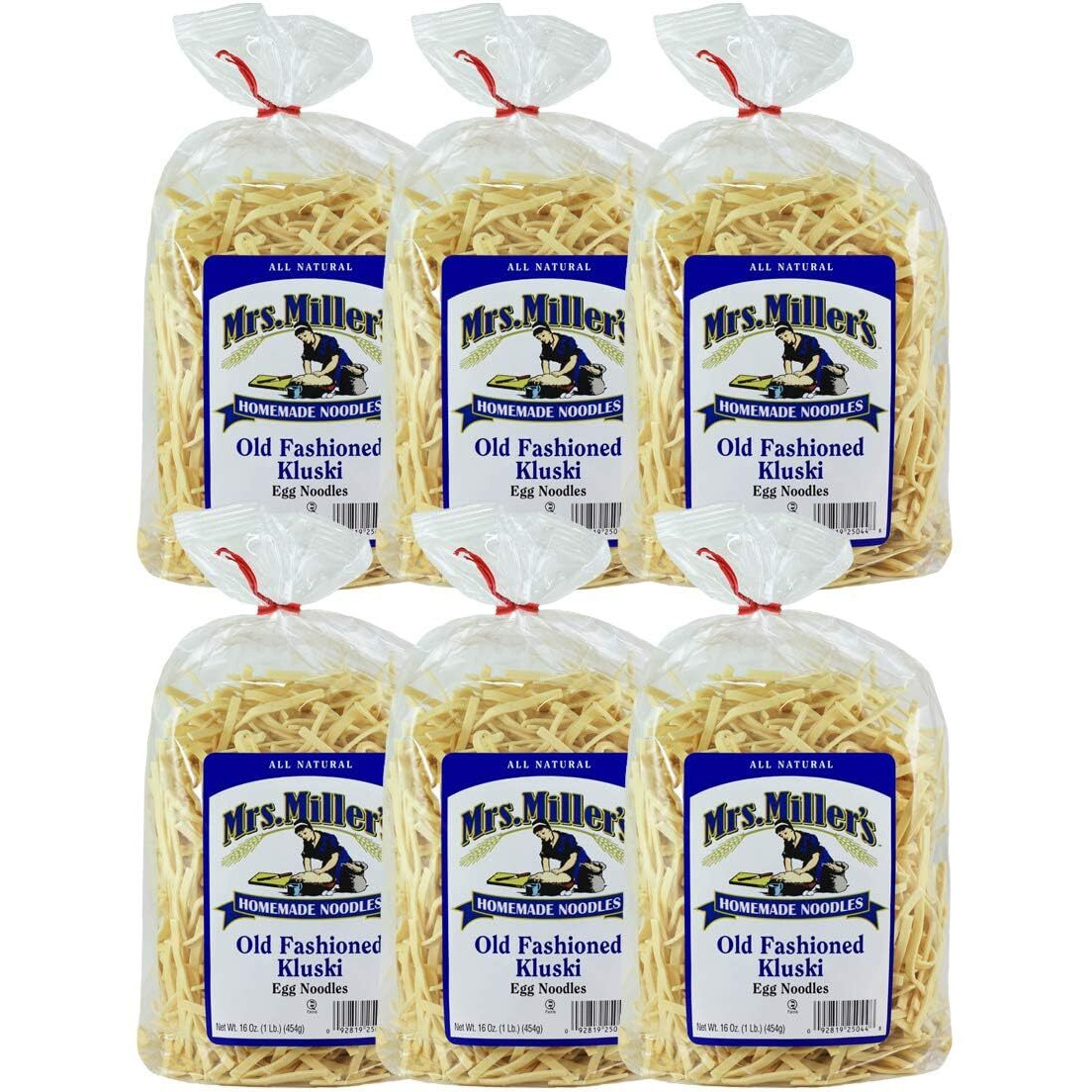 Mrs Millers Homemade Old Fashioned Kluski Egg Noodle, 16 Ounce - 6 Per Case.