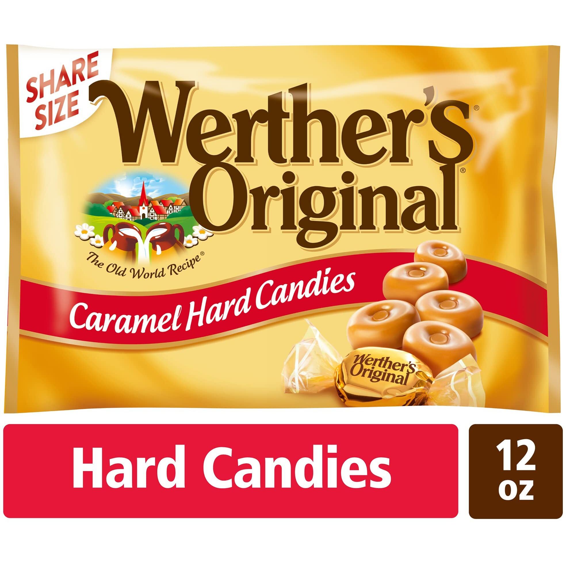 Werther's Original Hard Caramel Candy, 12 Oz Bag