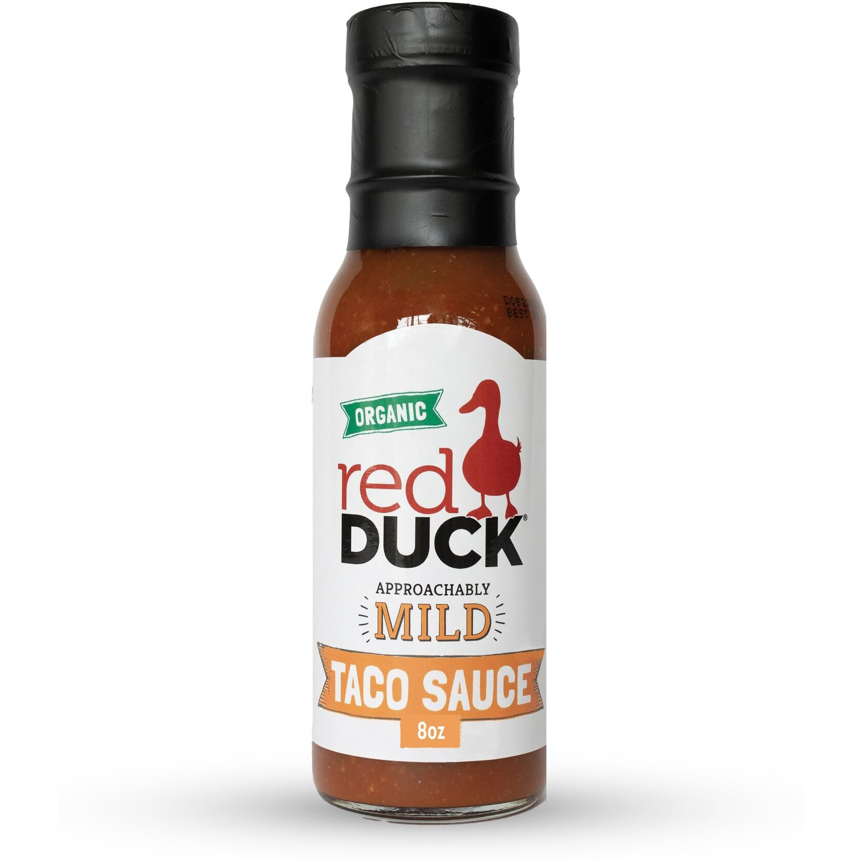 Red Duck Approachably Mild Organic Taco Sauce - Gluten-Free, Vegan, 8 Ounces